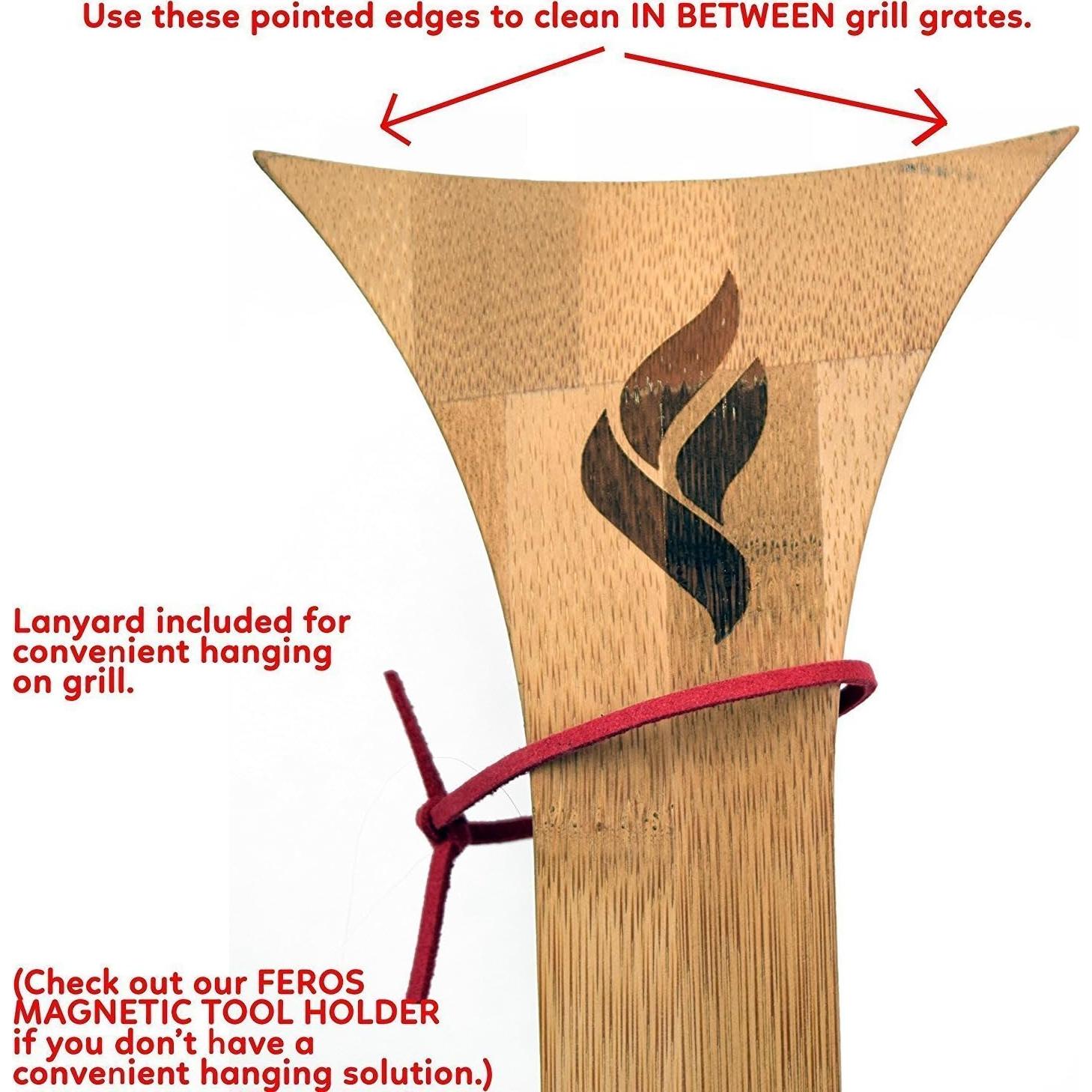 Limpiador de Parrilla de Madera FEROS - Reutilizable y Seguro
