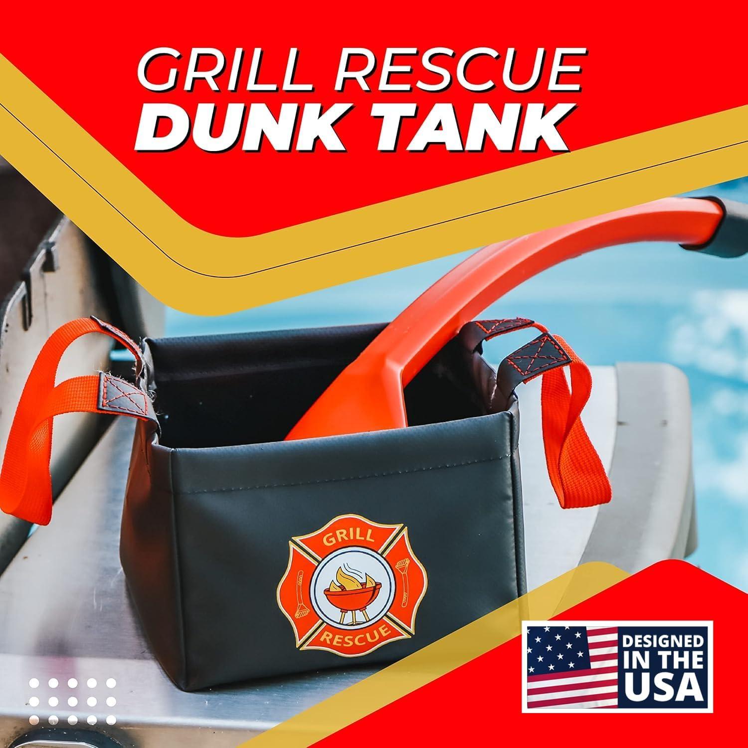 Cubeta Plegable Grill Rescue - Tanque de Inmersión Duradero 15.9x15.9cm