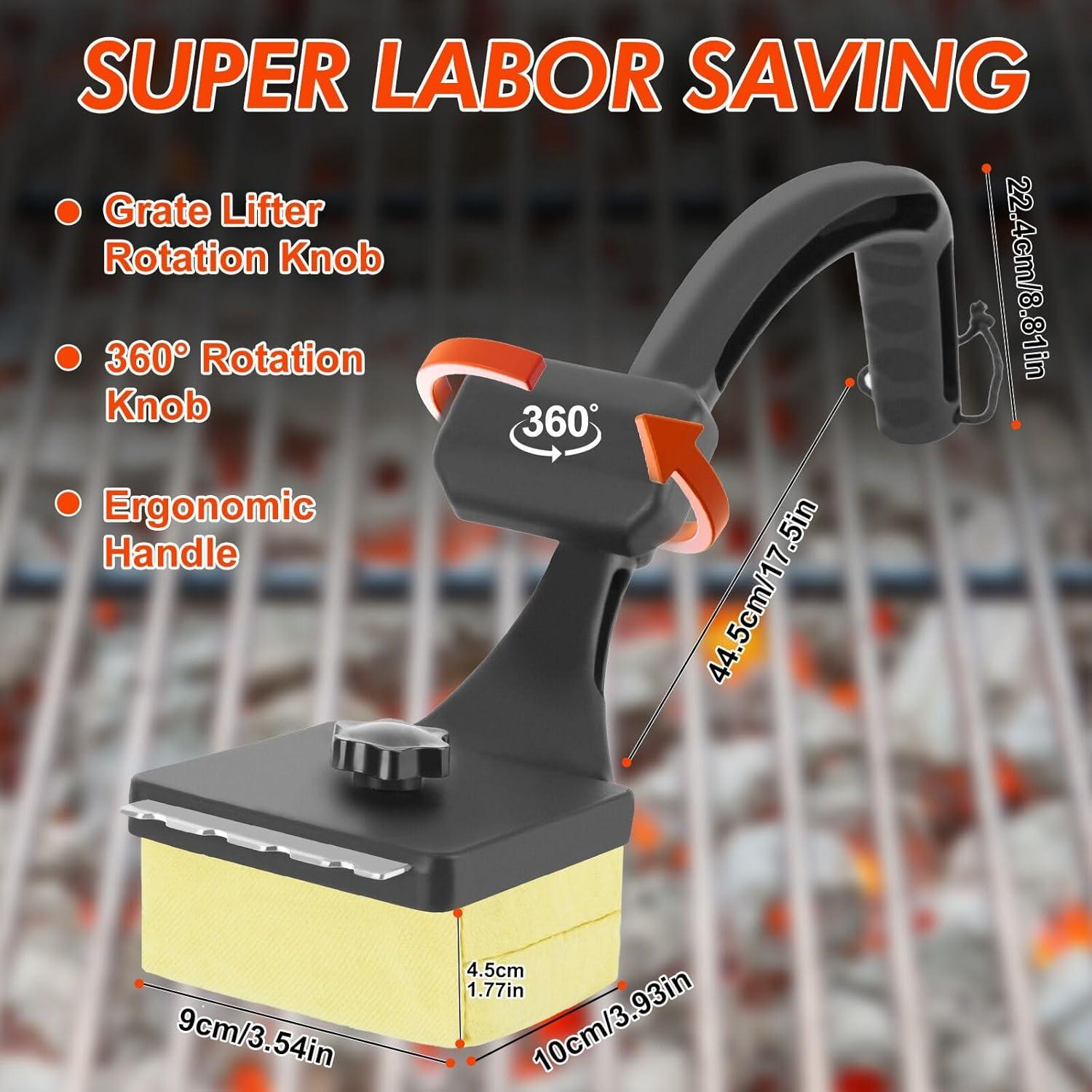 Cepillo Limpiador de Parrilla DR DAPPER B24E1 44.7cm