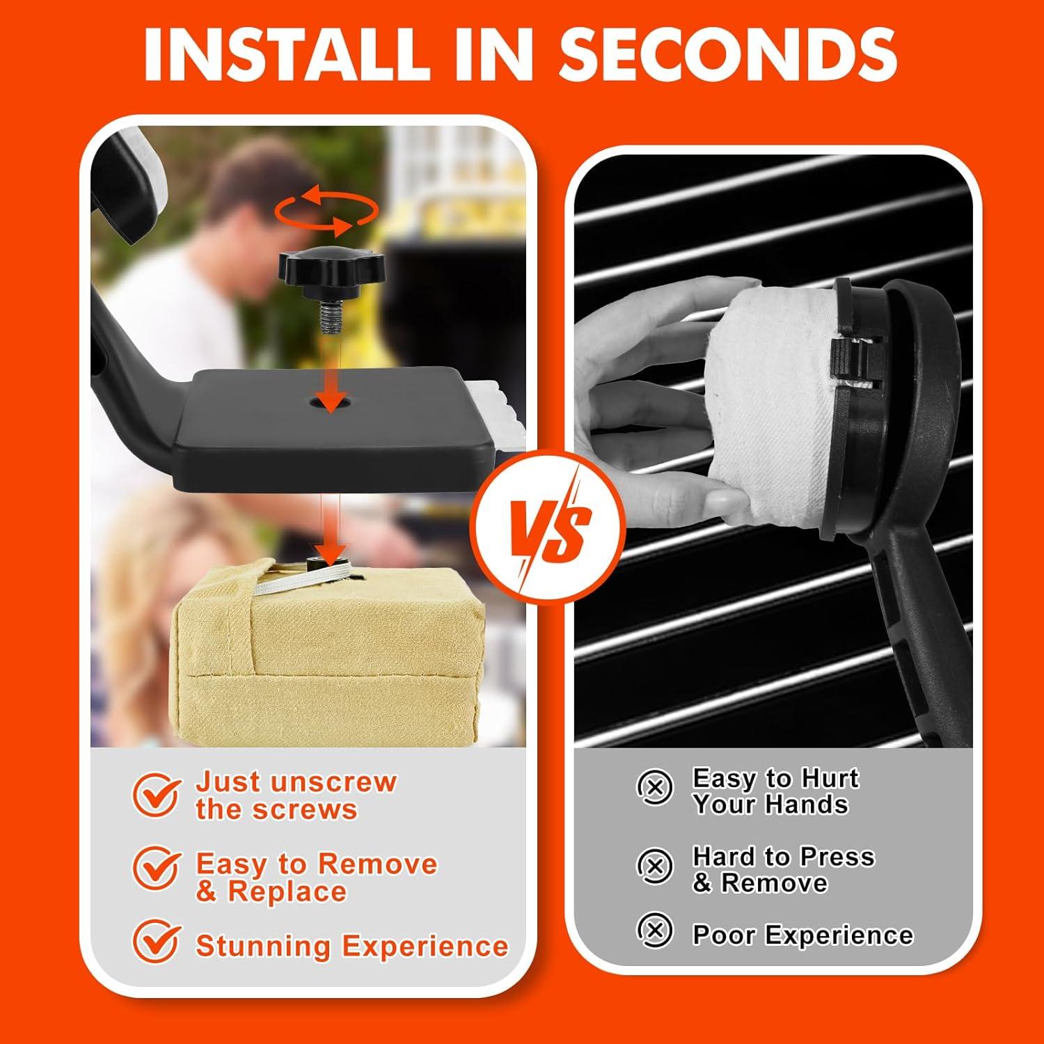 Cepillo Limpiador de Parrilla DR DAPPER B24E1 44.7cm