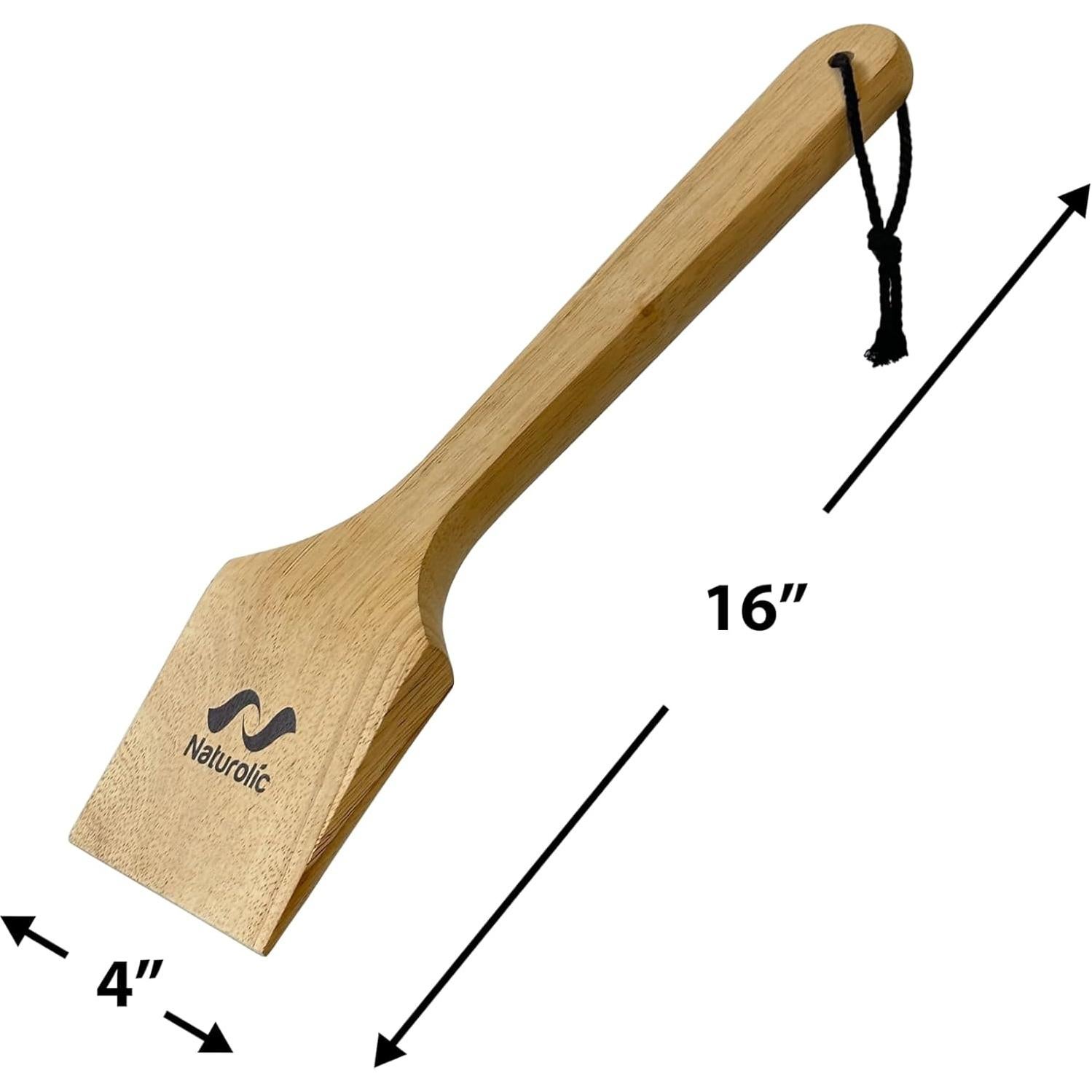 Raspador de Parrilla de Madera Ecológico Naturolic 35.5 cm