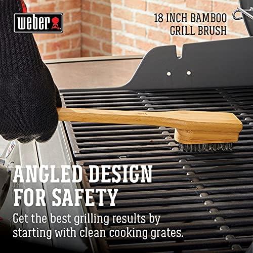 Cepillo de Barbacoa de Bambú Weber 46 cm para Parrilla