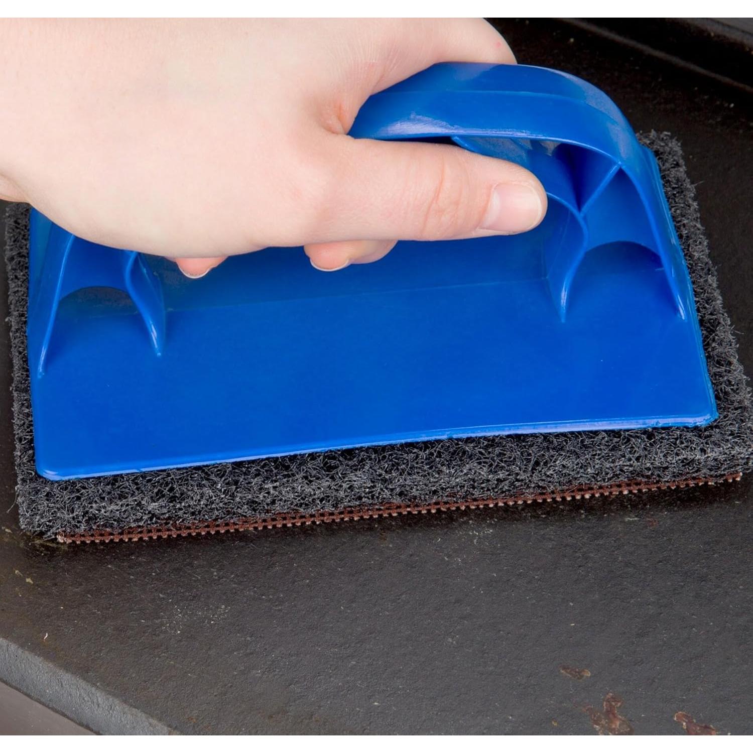 Kit de limpieza para parrilla FolksField - 32 piezas, raspador y almohadillas