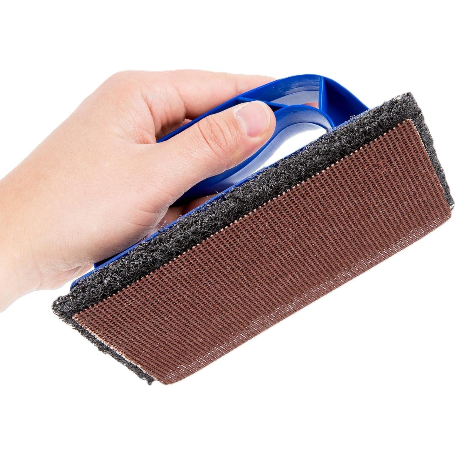 Kit de limpieza para parrilla FolksField - 32 piezas, raspador y almohadillas