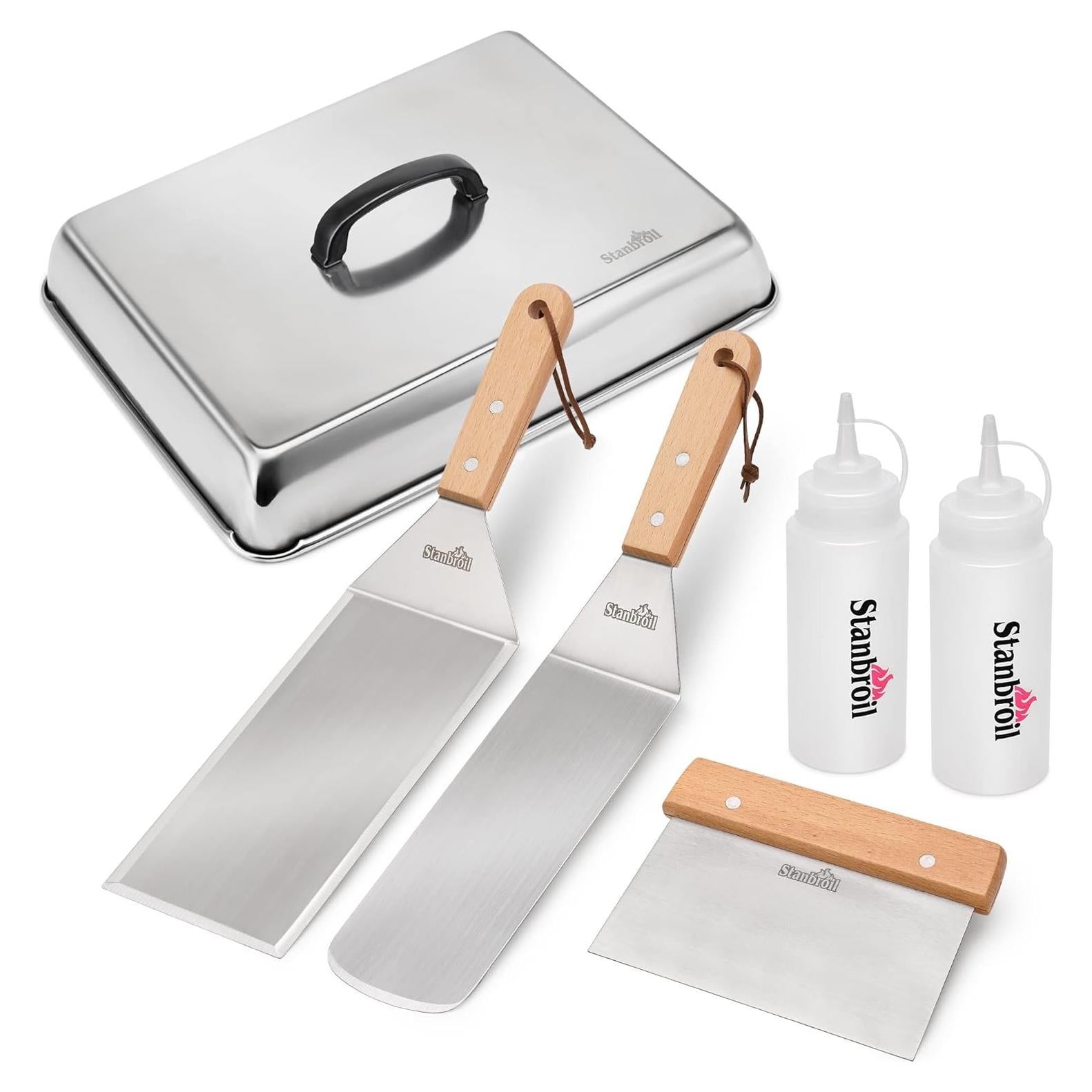 Set de Accesorios para BBQ Stanbroil - 6 Piezas Acero Inoxidable