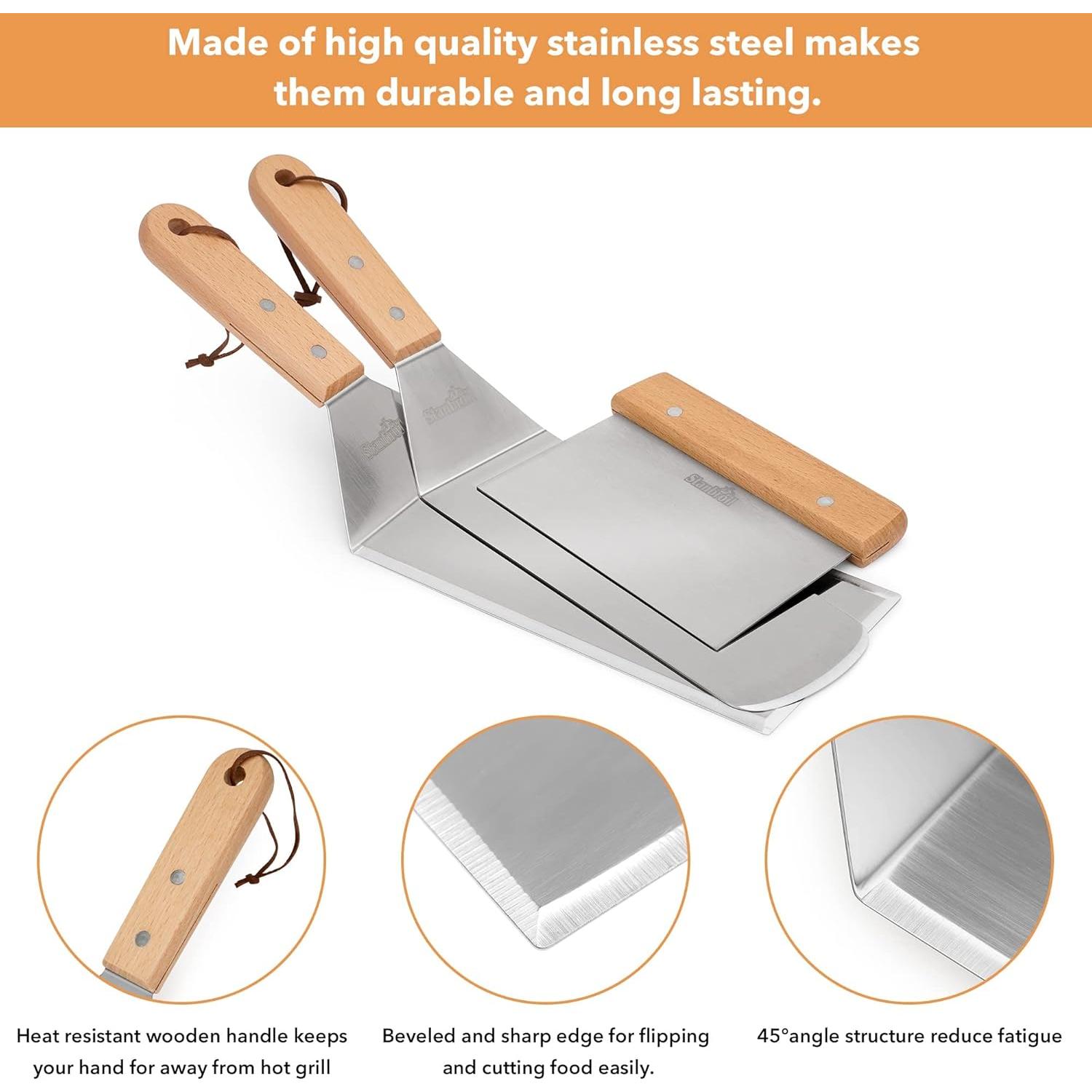 Set de Accesorios para BBQ Stanbroil - 6 Piezas Acero Inoxidable