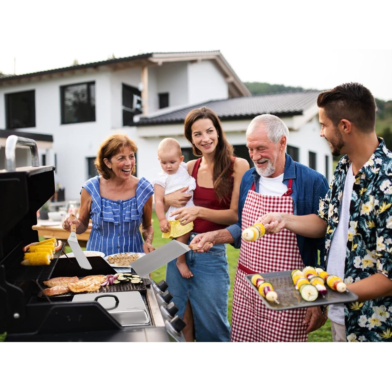 Set de Accesorios para BBQ Stanbroil - 6 Piezas Acero Inoxidable