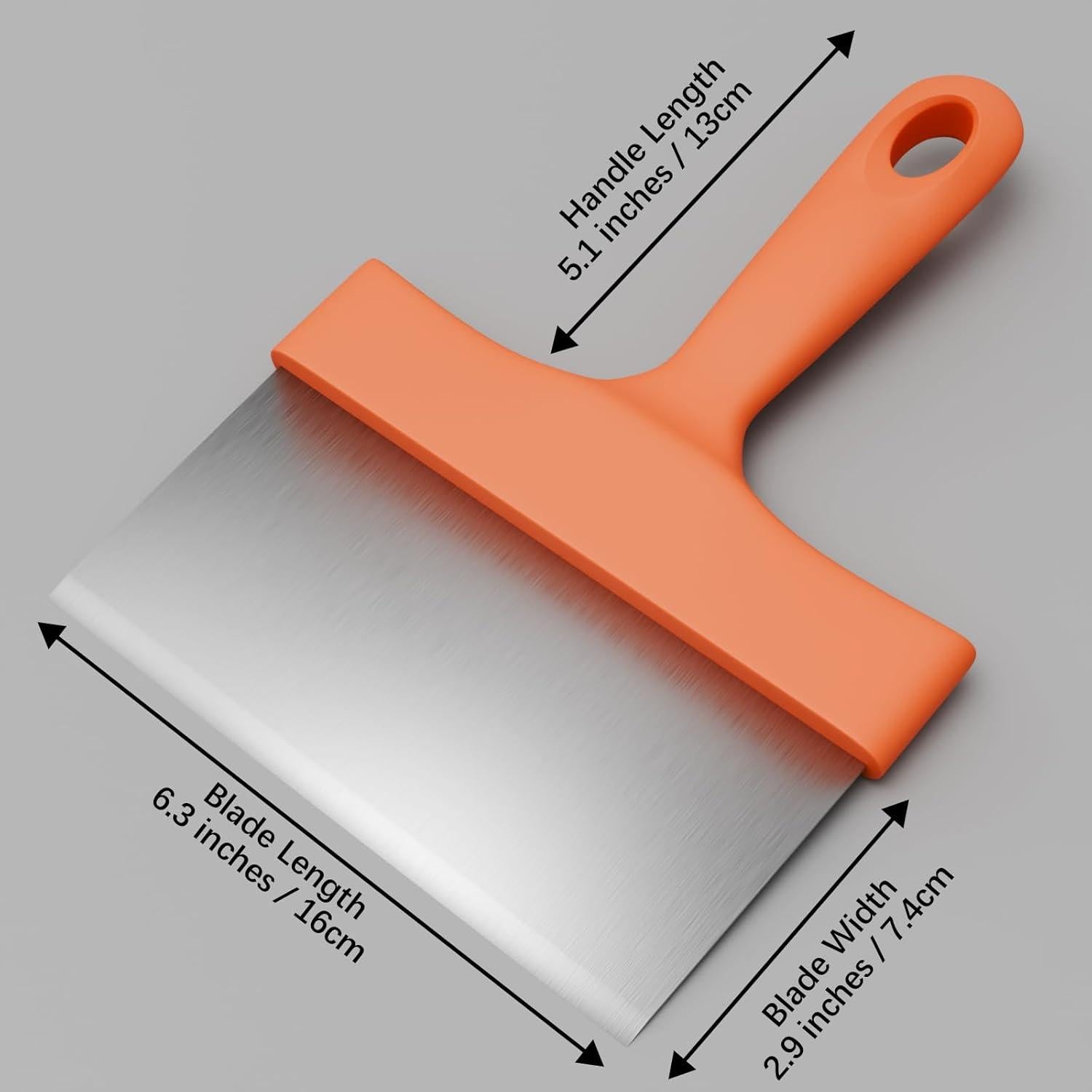 Raspador de Plancha LEIFENY Acero Inoxidable 260g Multifuncional