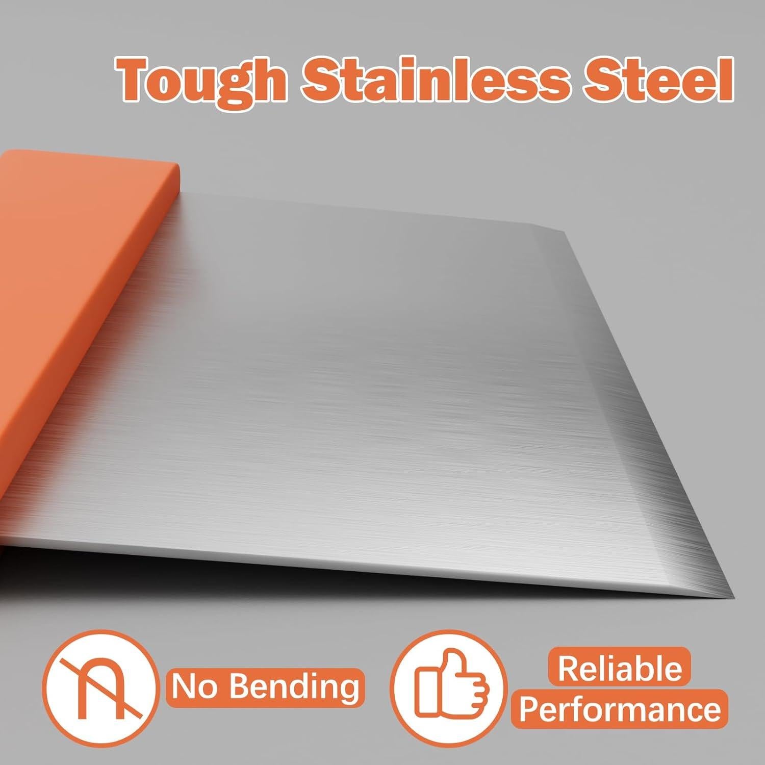 Raspador de Plancha LEIFENY Acero Inoxidable 260g Multifuncional