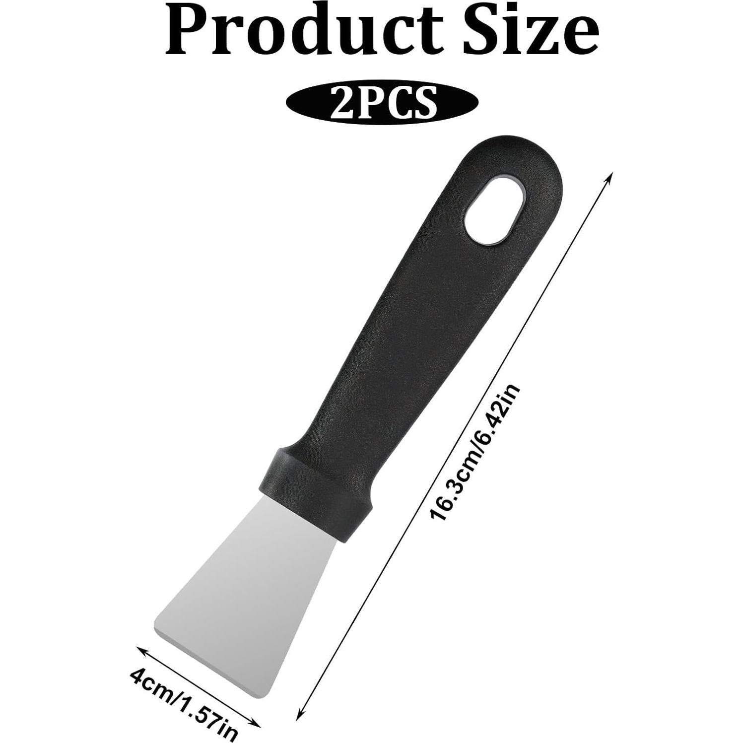 2 Raspadores de Acero Inoxidable Eldraqth para Limpieza