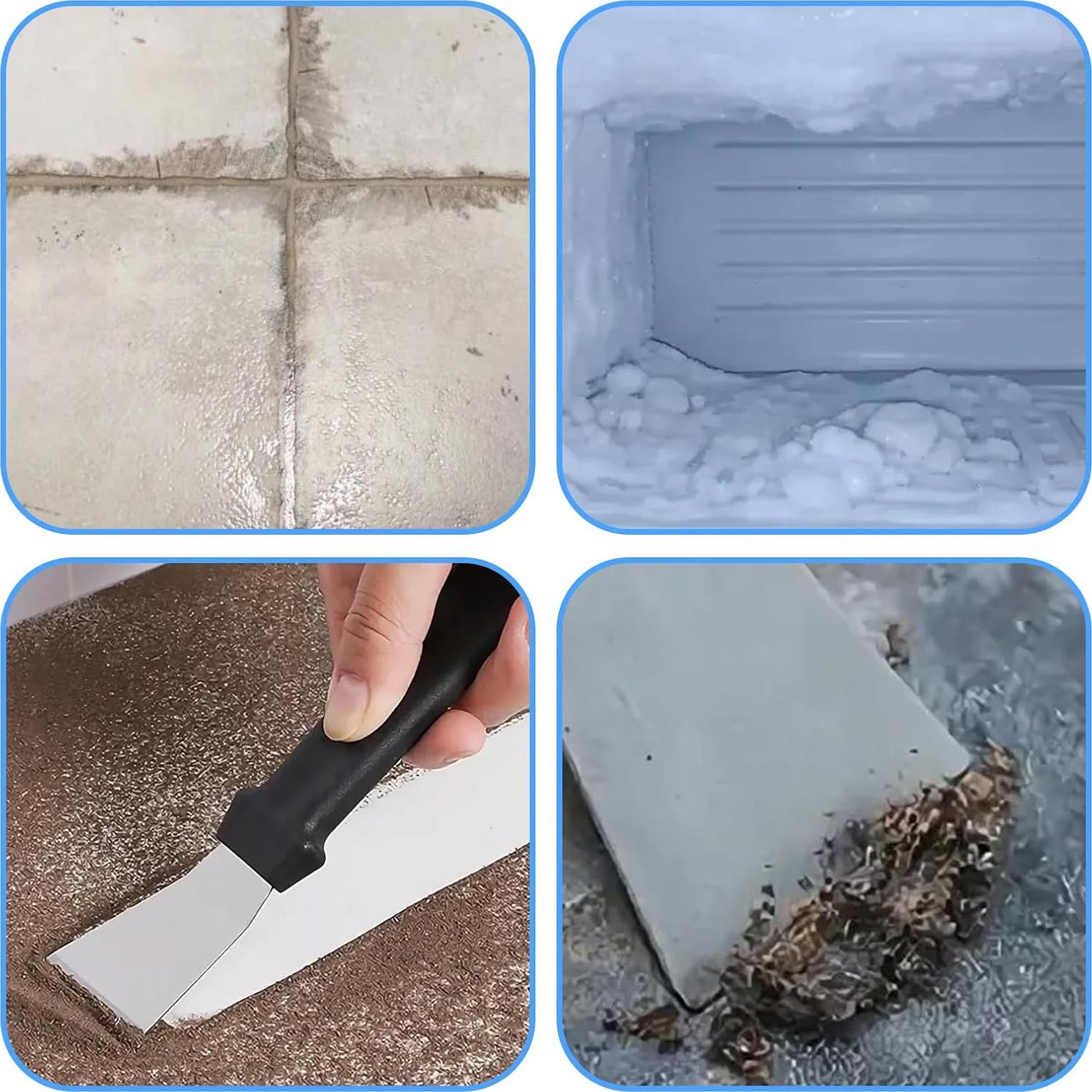 2 Raspadores de Acero Inoxidable Eldraqth para Limpieza