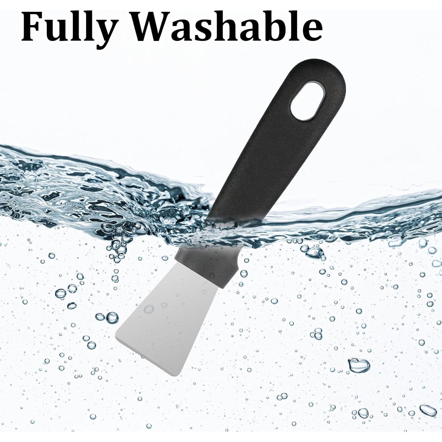 2 Raspadores de Acero Inoxidable Eldraqth para Limpieza