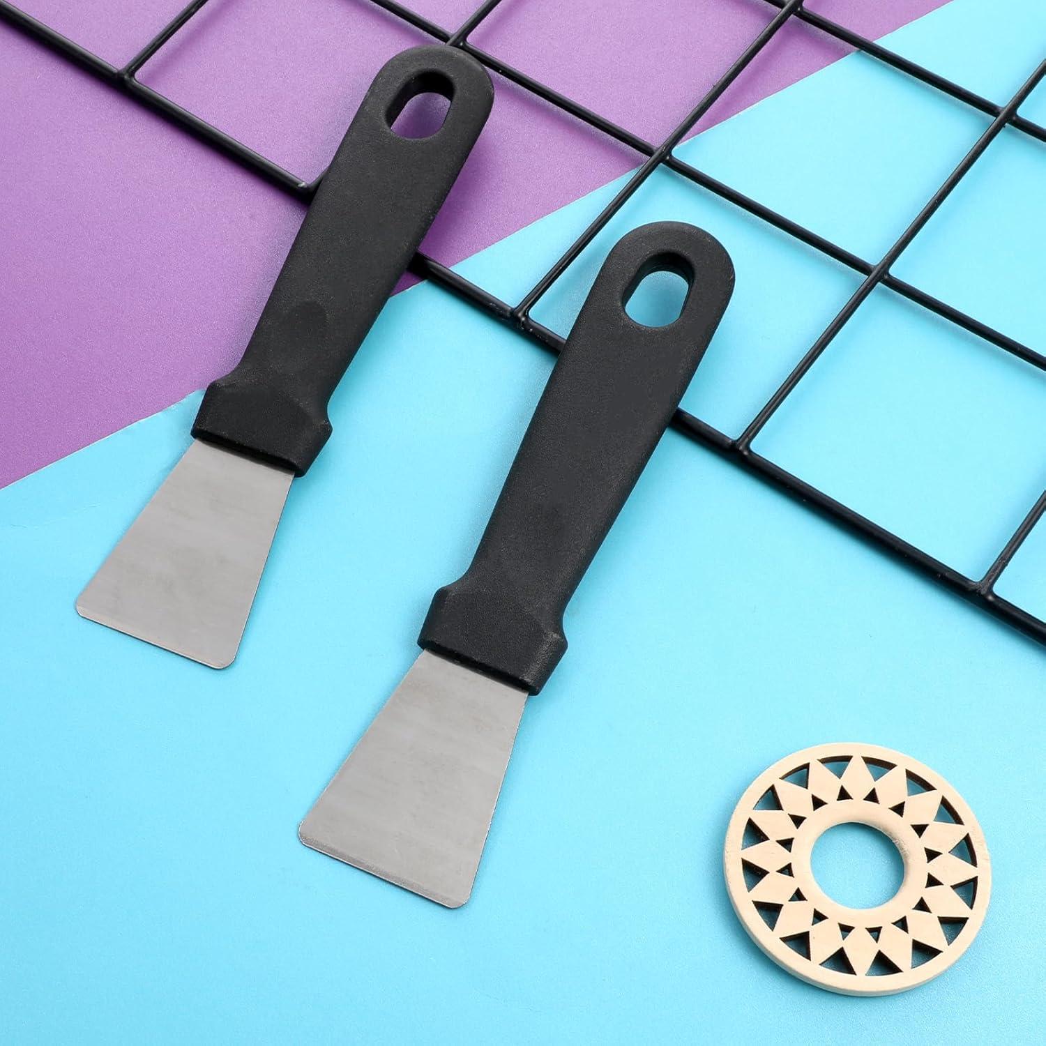 2 Raspadores de Acero Inoxidable Eldraqth para Limpieza