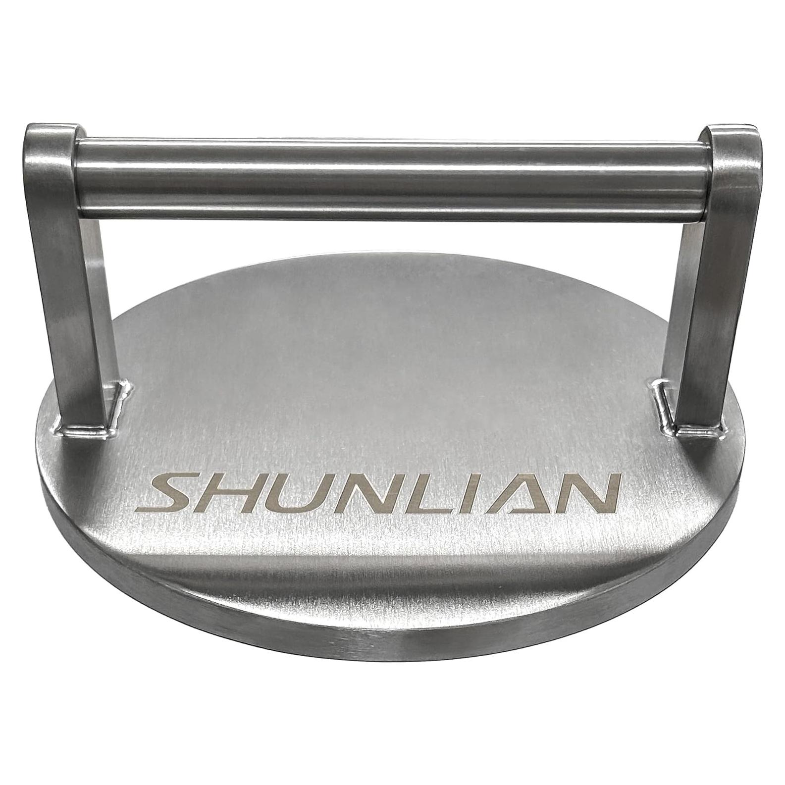 Prensa de Hamburguesas SHUNLIAN 1.4KG Acero Inoxidable 15.24CM