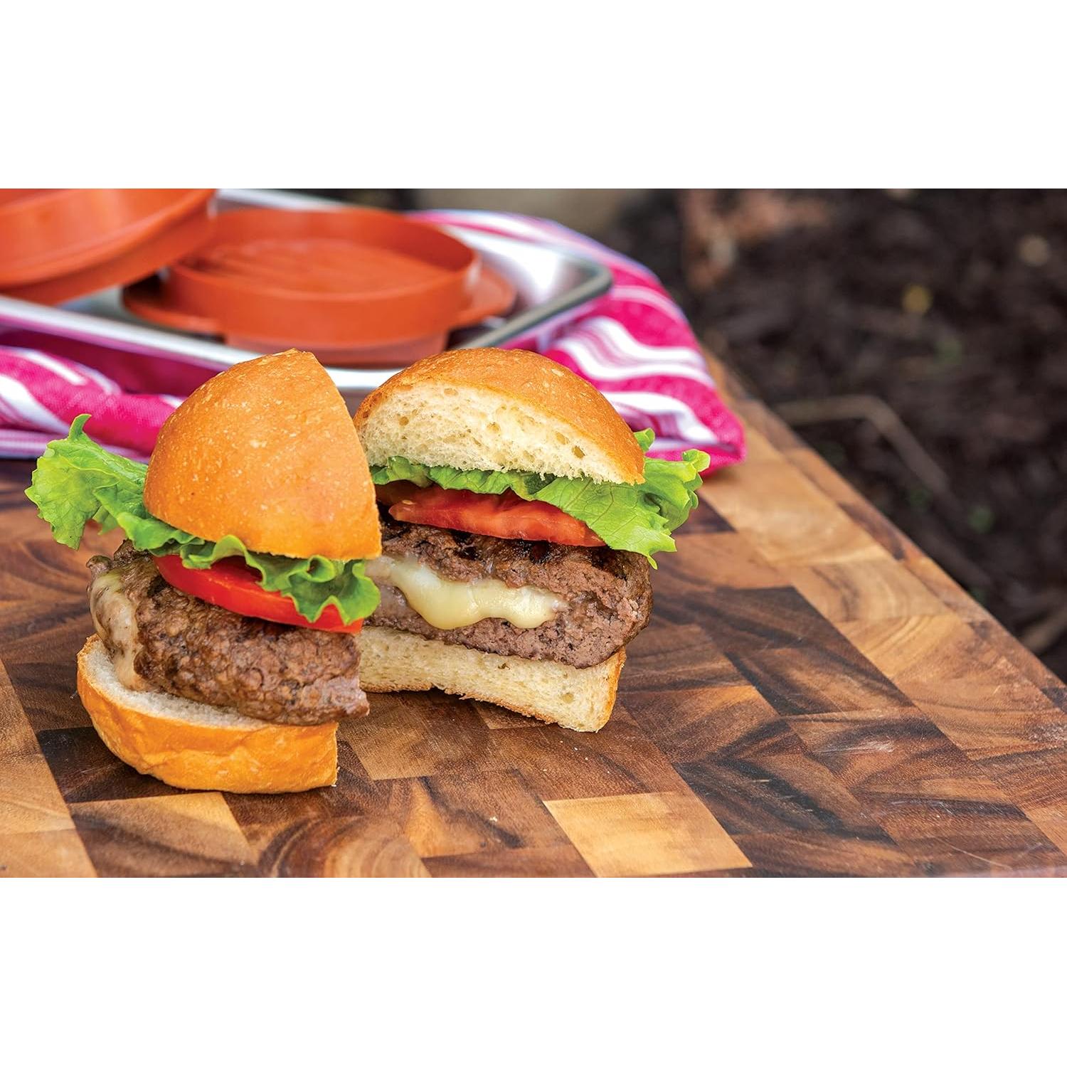 Molde para Hamburguesas Rellenas Nordic Ware 365 - Plástico Duradero