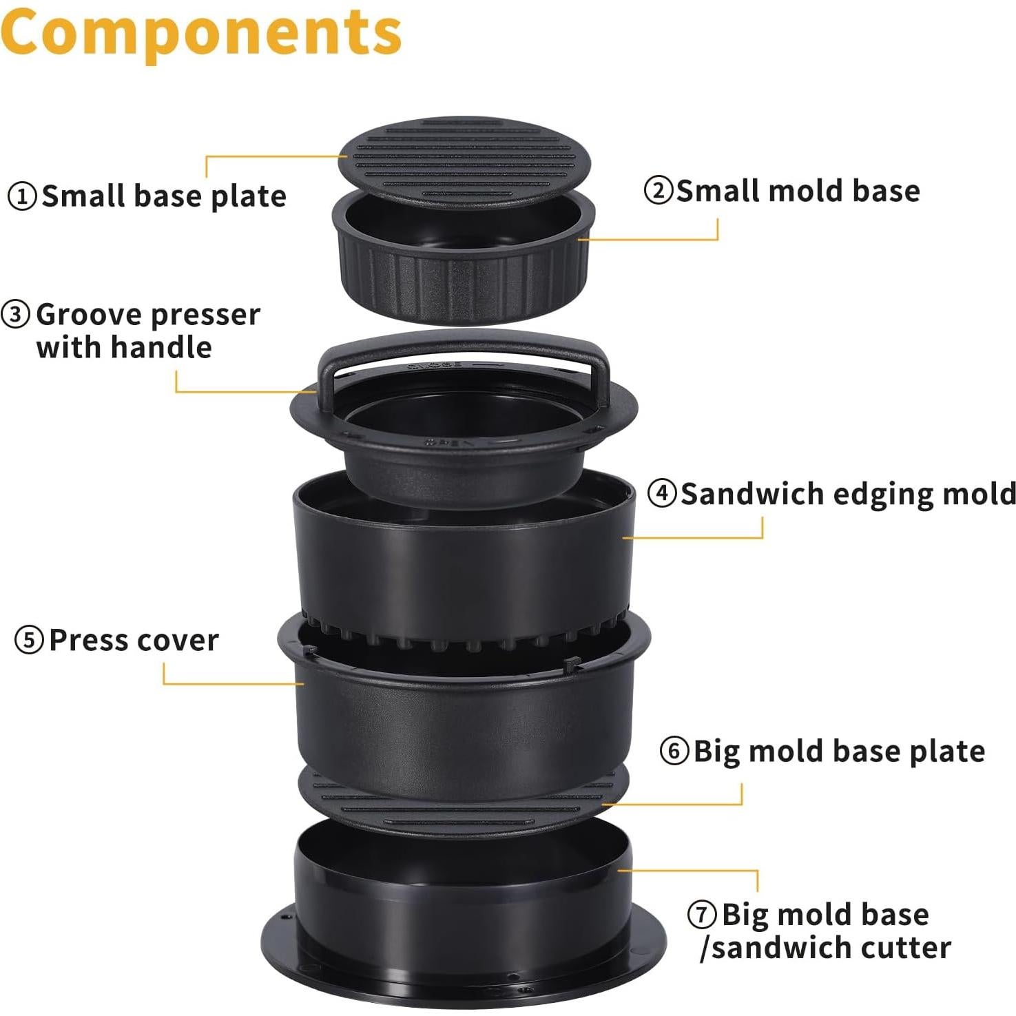 Prensa de Hamburguesas 4 en 1 Fvbber con 100 Papeles Antiadherentes