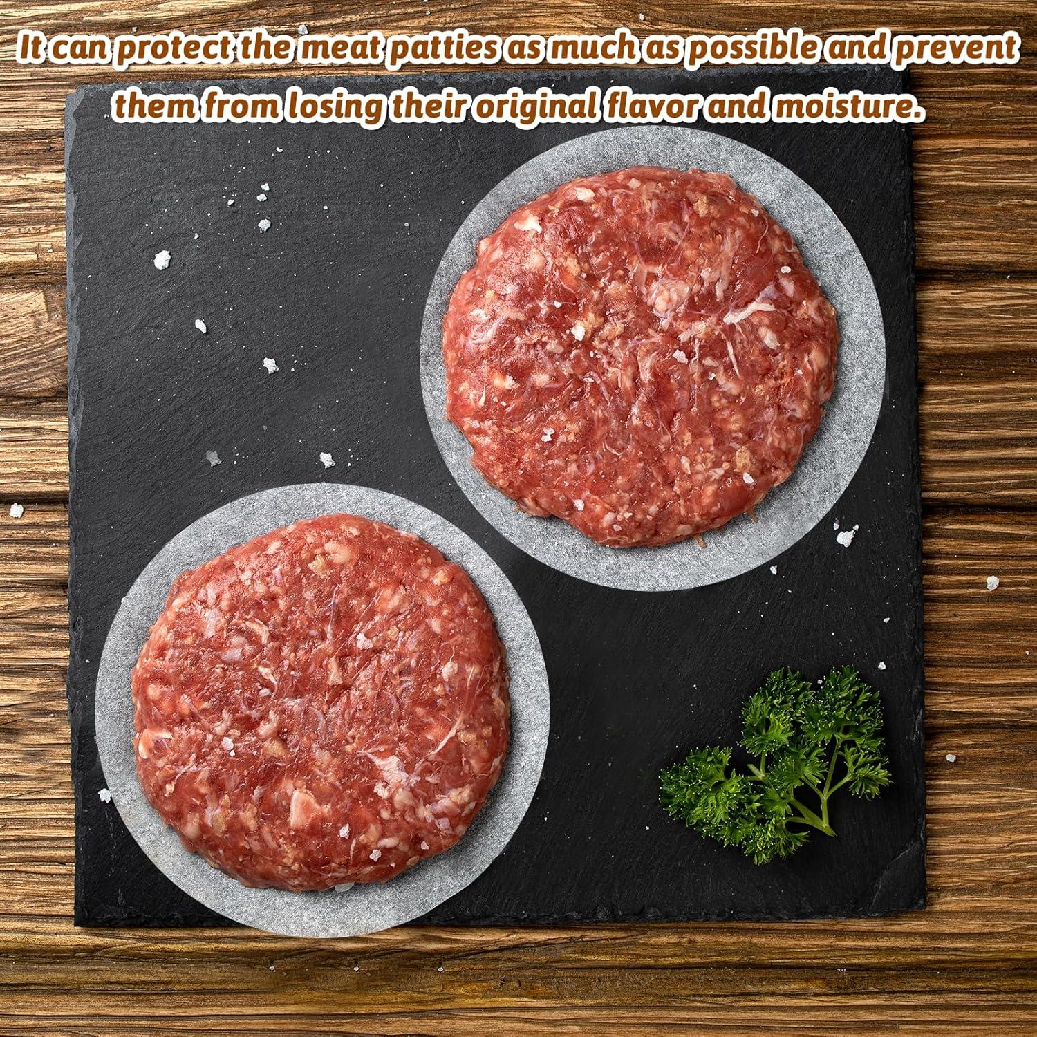 500 Hojas Papel para Hamburguesa Exircy 11.4 cm Antiadherente