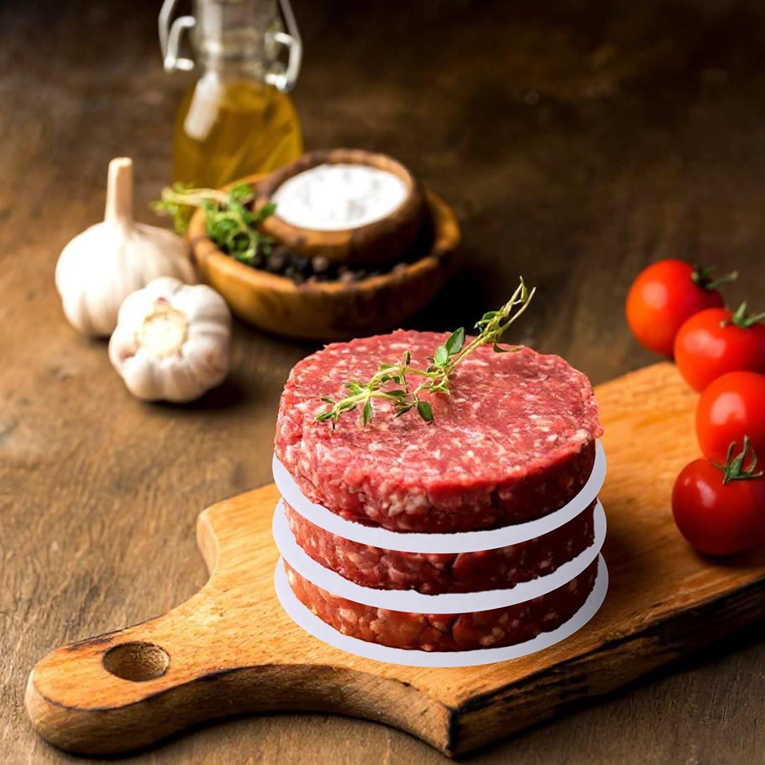 500 Hojas Papel para Hamburguesa Exircy 11.4 cm Antiadherente