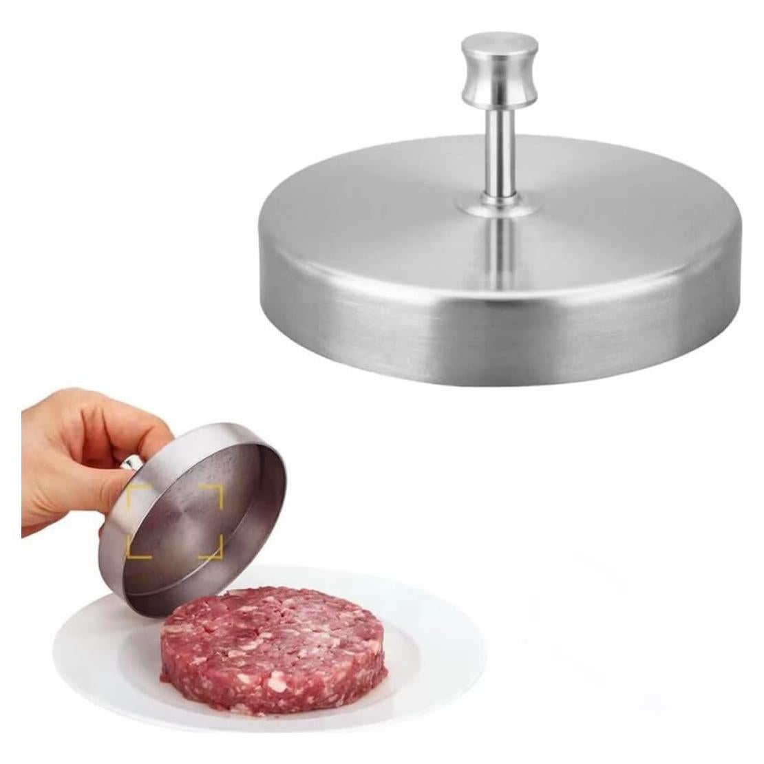 Prensa de Hamburguesas Ajustable HN Shining Acero Inoxidable