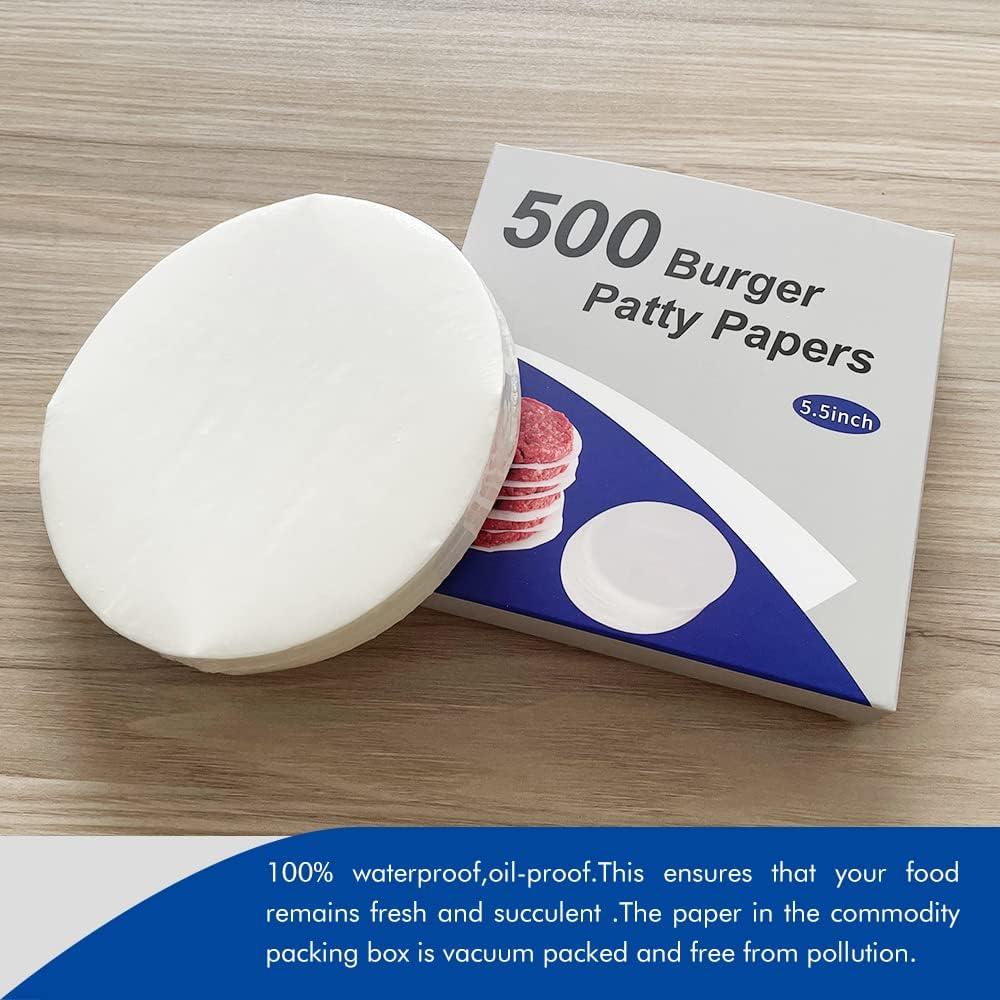 Papel para Hamburguesas Redondo PHINY·SO 13.97 cm Set 500 Pzs