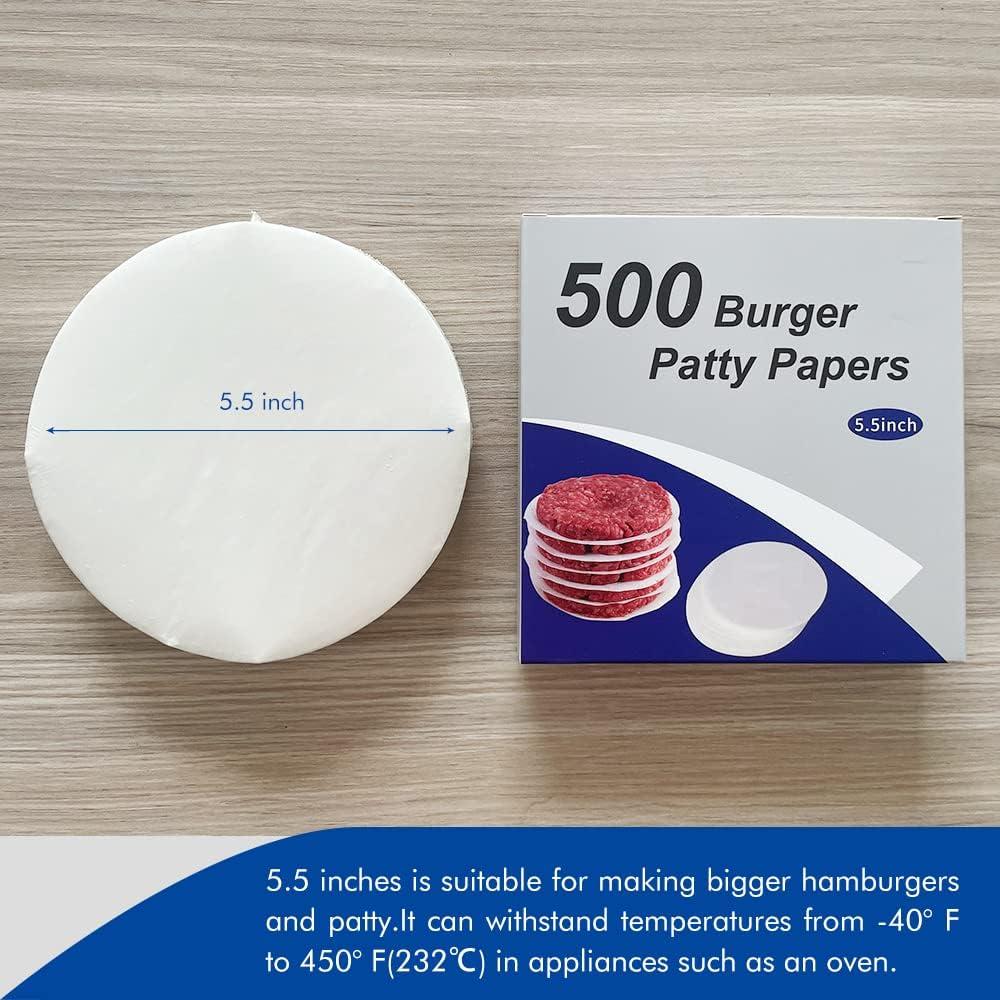 Papel para Hamburguesas Redondo PHINY·SO 13.97 cm Set 500 Pzs