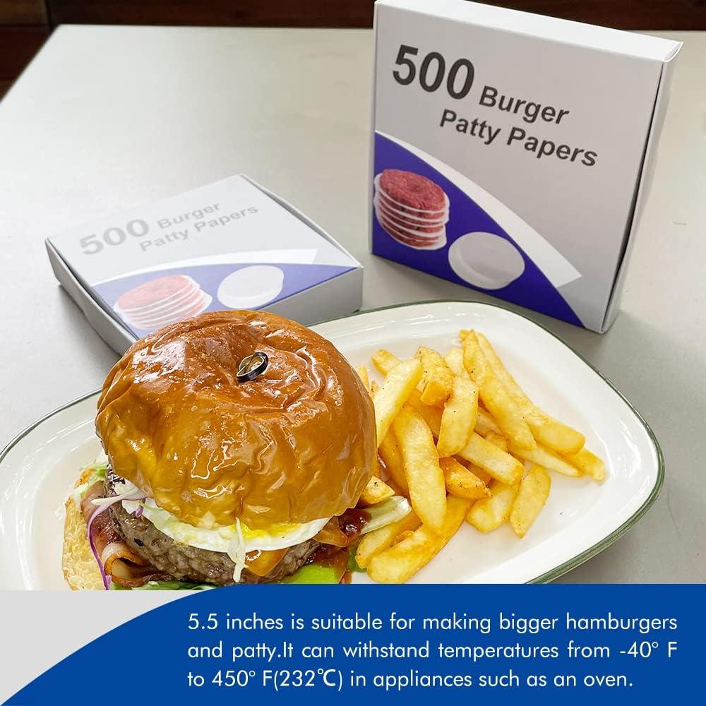 Papel para Hamburguesas Redondo PHINY·SO 13.97 cm Set 500 Pzs