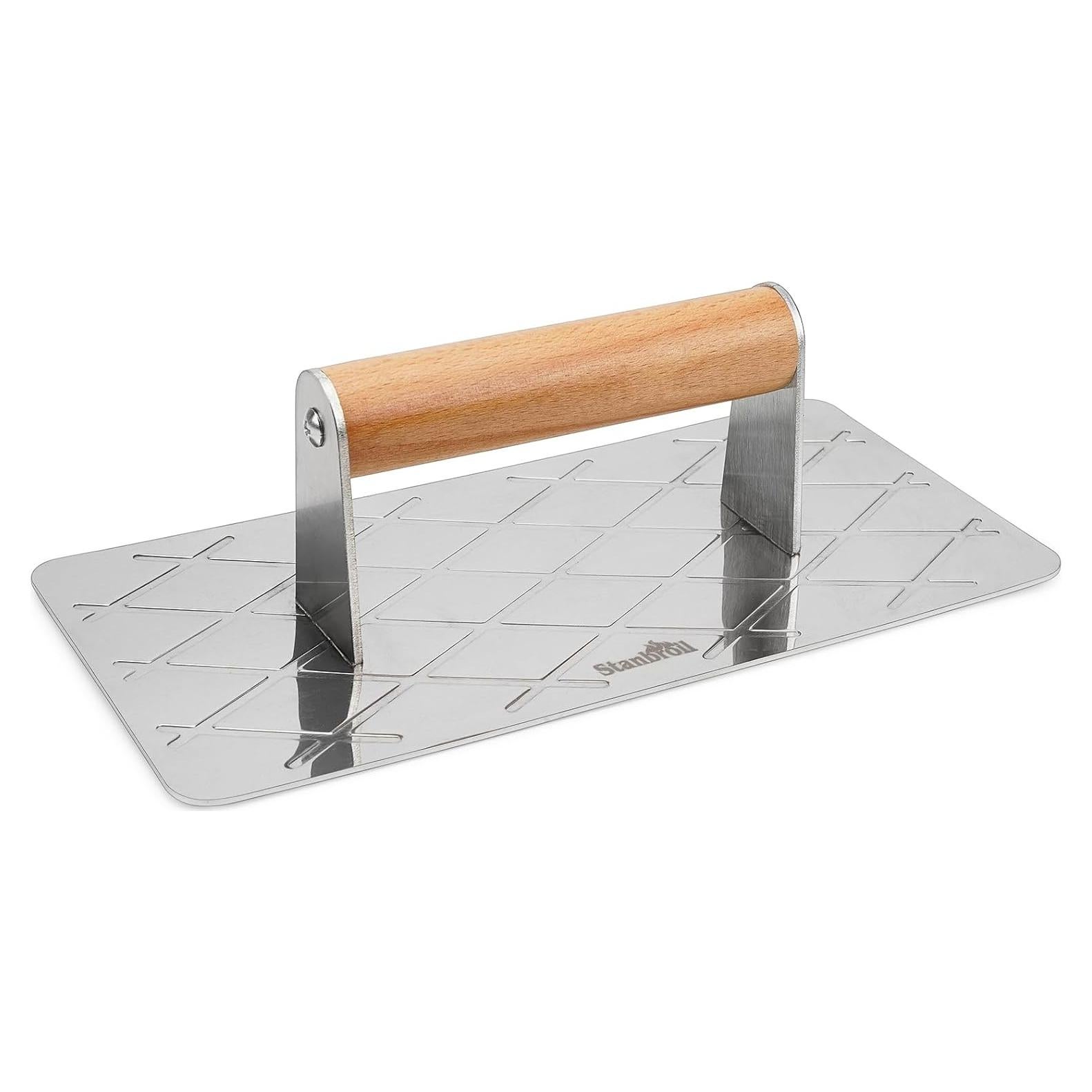 Prensa de Hamburguesas Stanbroil Acero Inoxidable 22.86x11.43cm