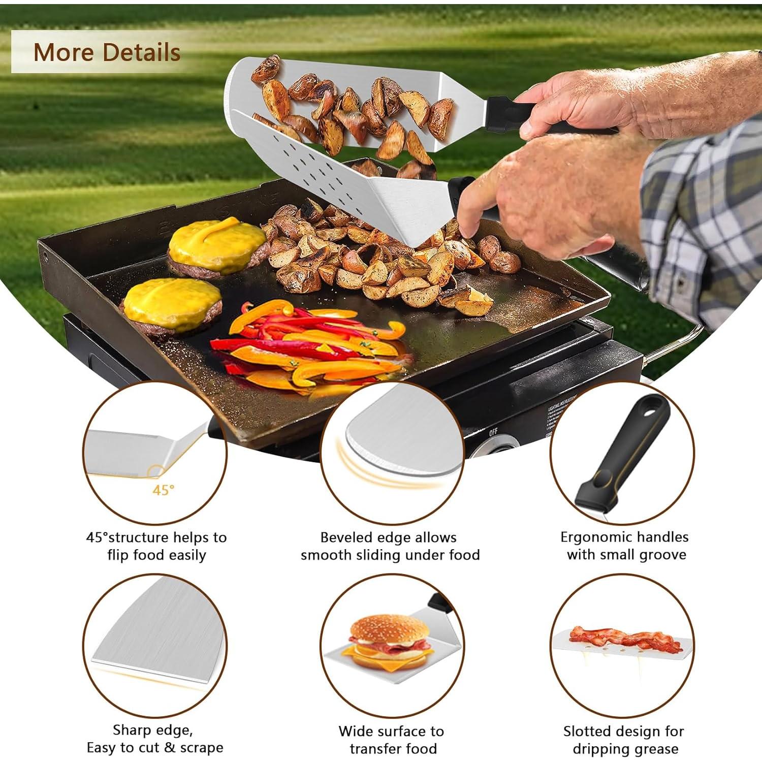 Kit de Accesorios para Plancha Joyfair 25 Piezas BBQ
