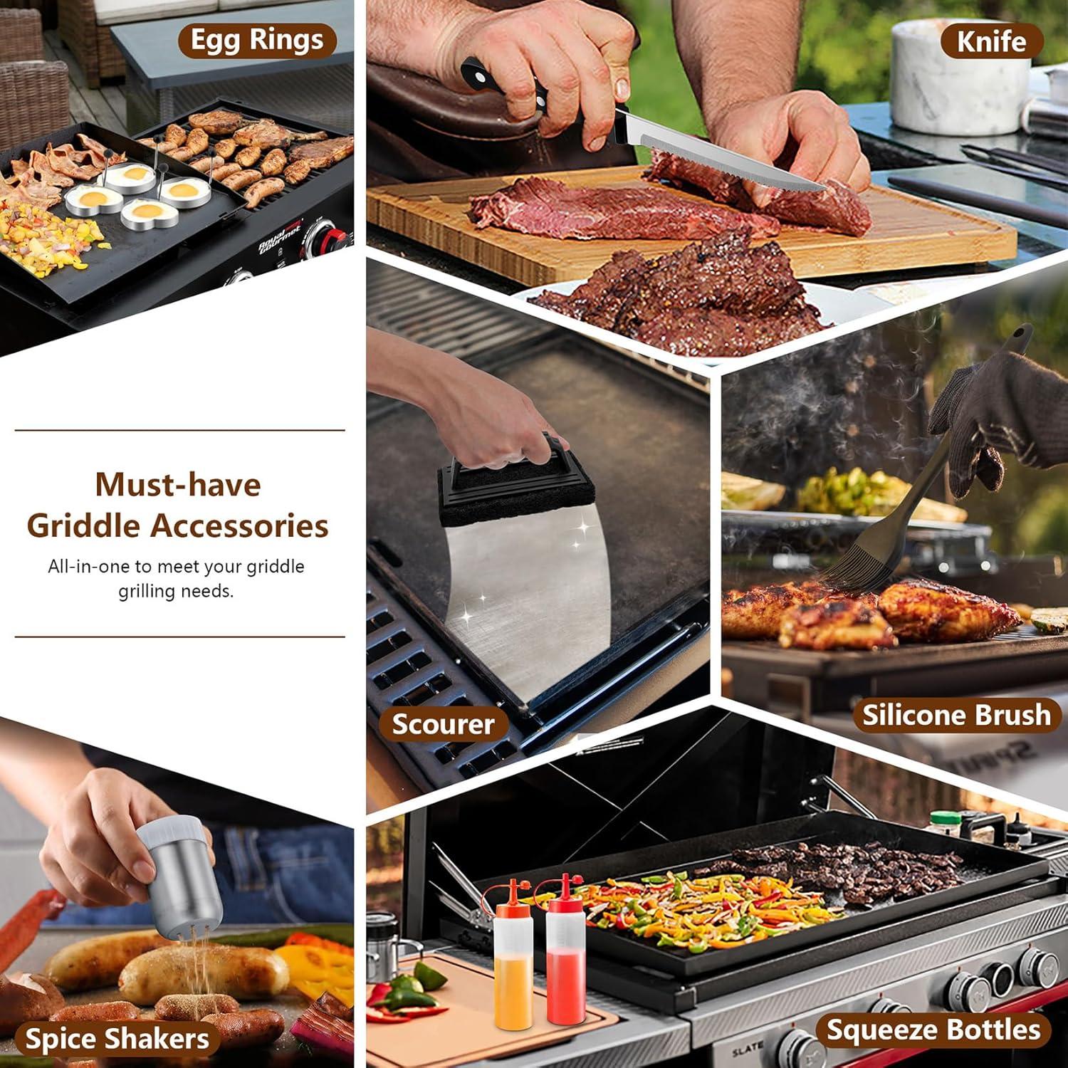 Kit de Accesorios para Plancha Joyfair 25 Piezas BBQ