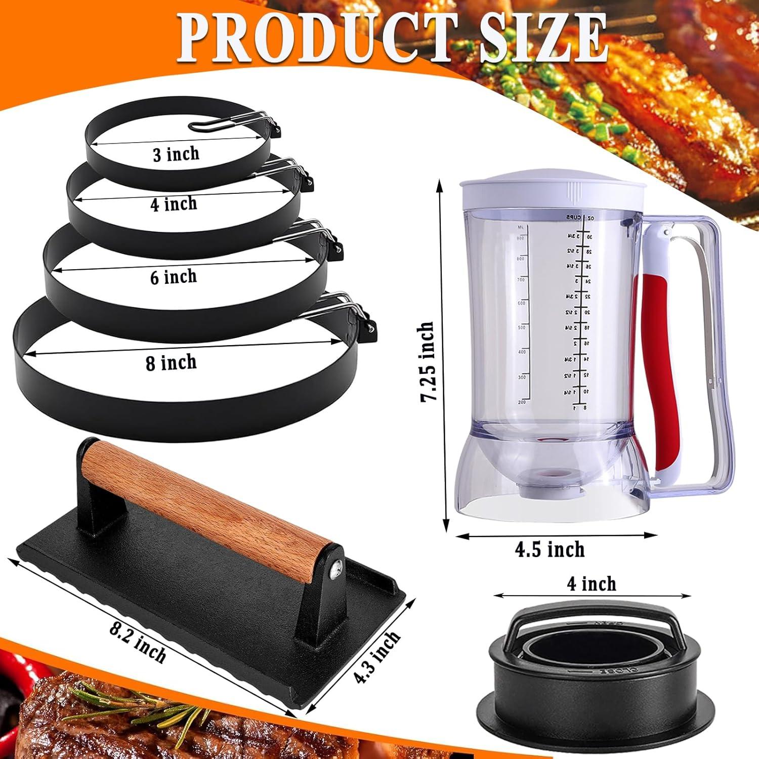 Kit de Desayuno 7 Piezas HSUJCY para Plancha Blackstone