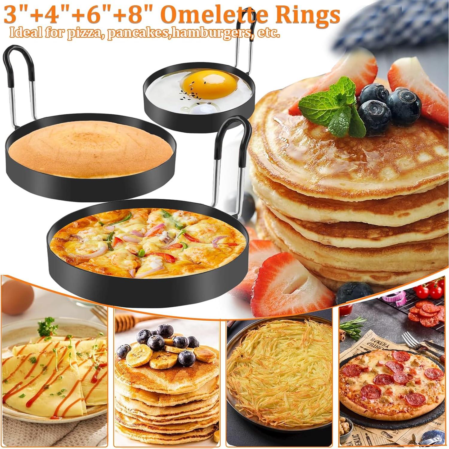 Kit de Desayuno 7 Piezas HSUJCY para Plancha Blackstone