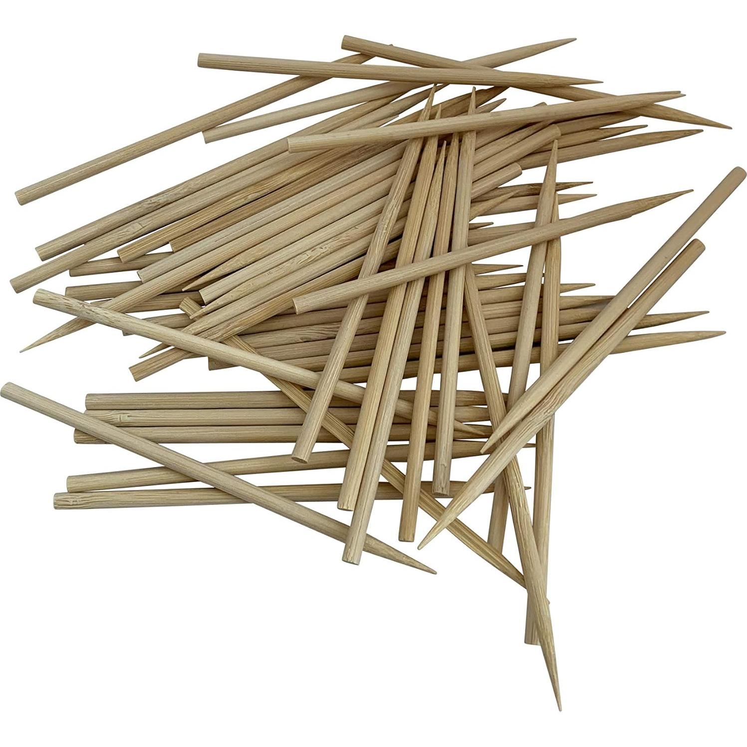 Palitos de Bambú Natural KingSeal 11.43 cm - 1000 Piezas