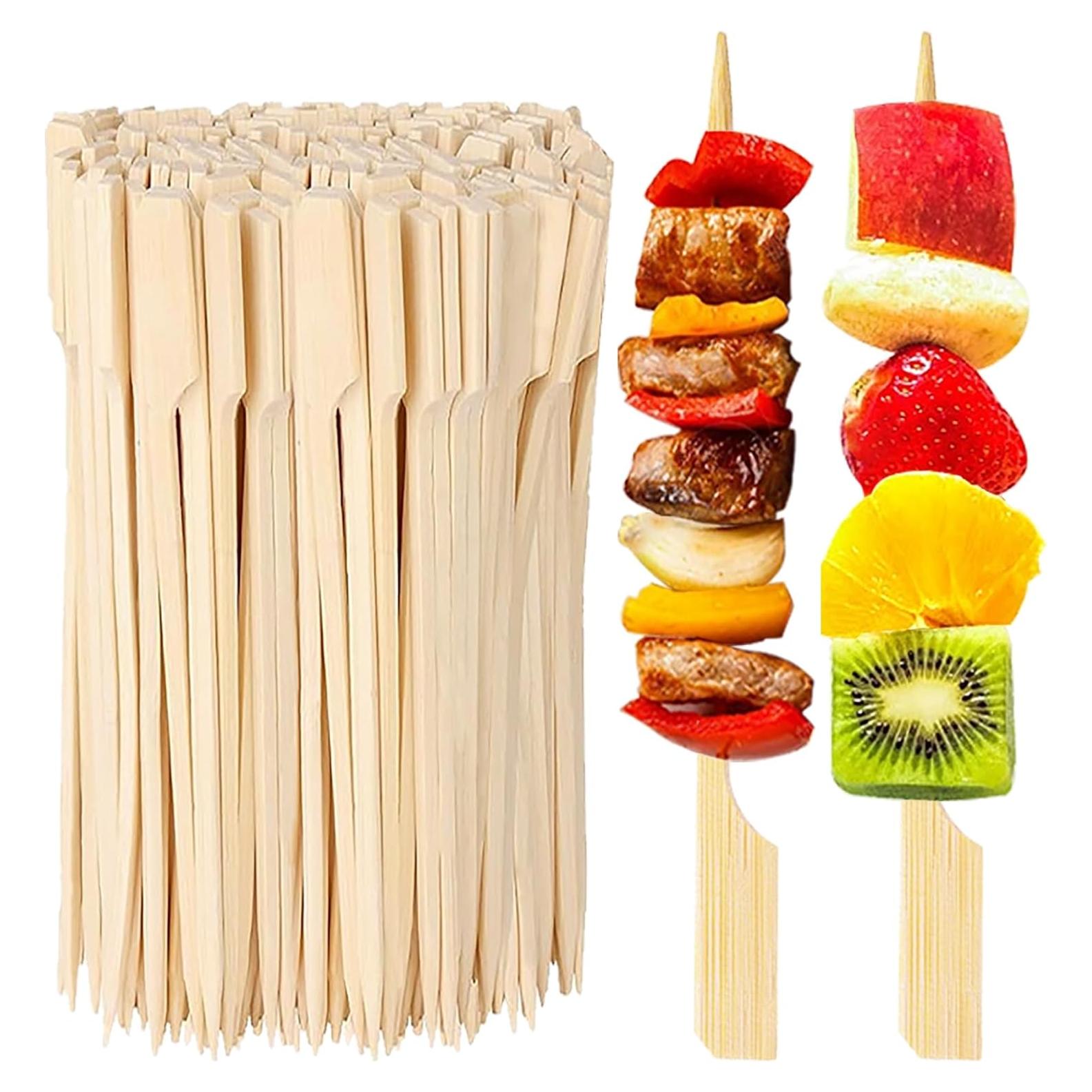 200 Palillos de Bambú 20.32 cm Faoaatin para Aperitivos