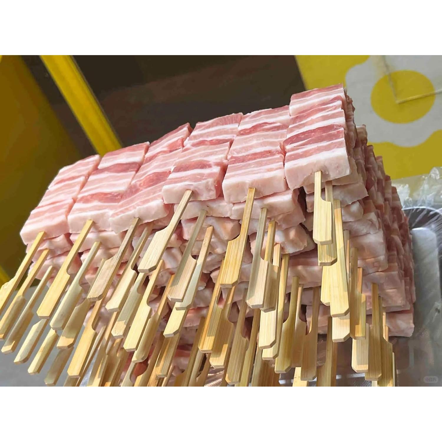 200 Palillos de Bambú 20.32 cm Faoaatin para Aperitivos