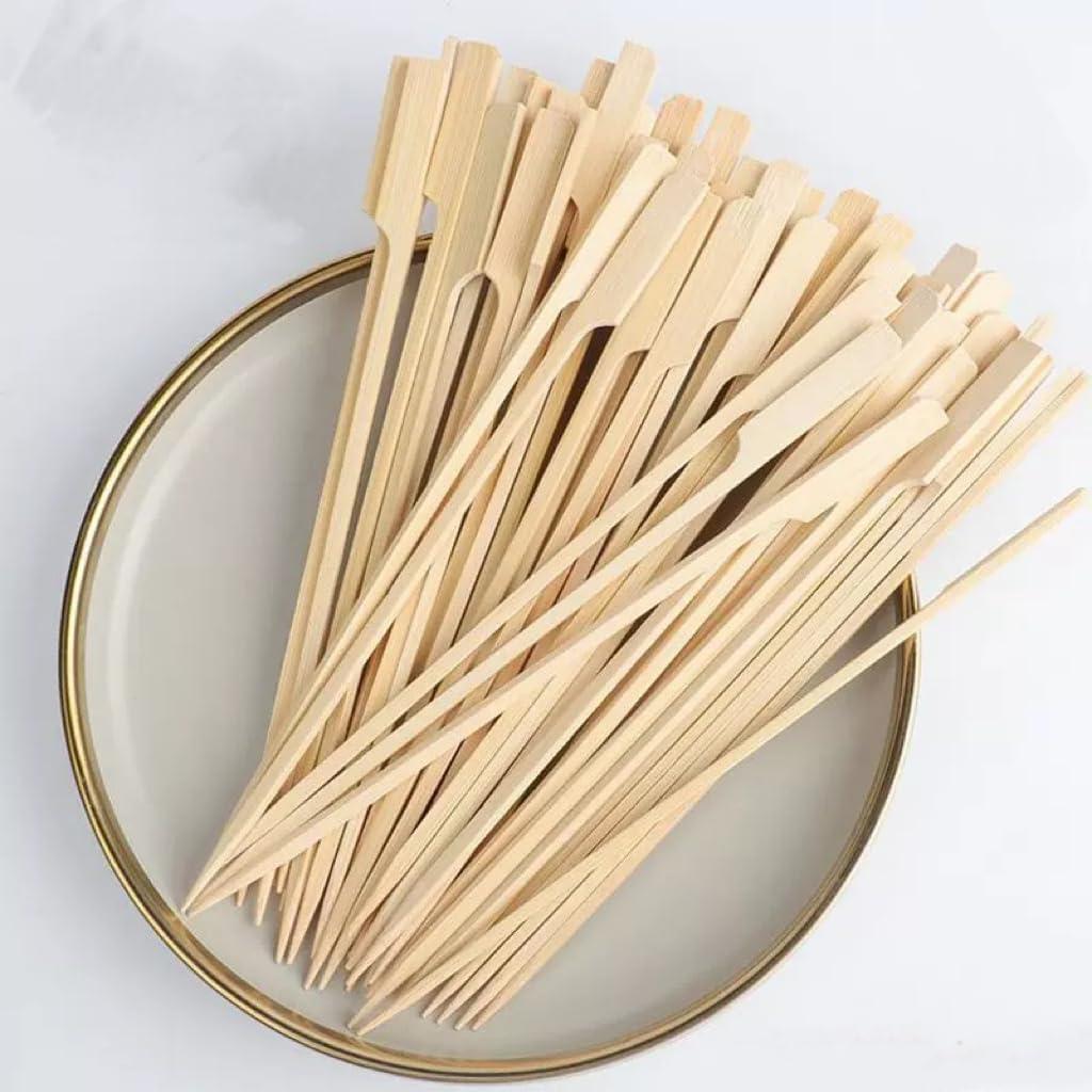 200 Palillos de Bambú 20.32 cm Faoaatin para Aperitivos