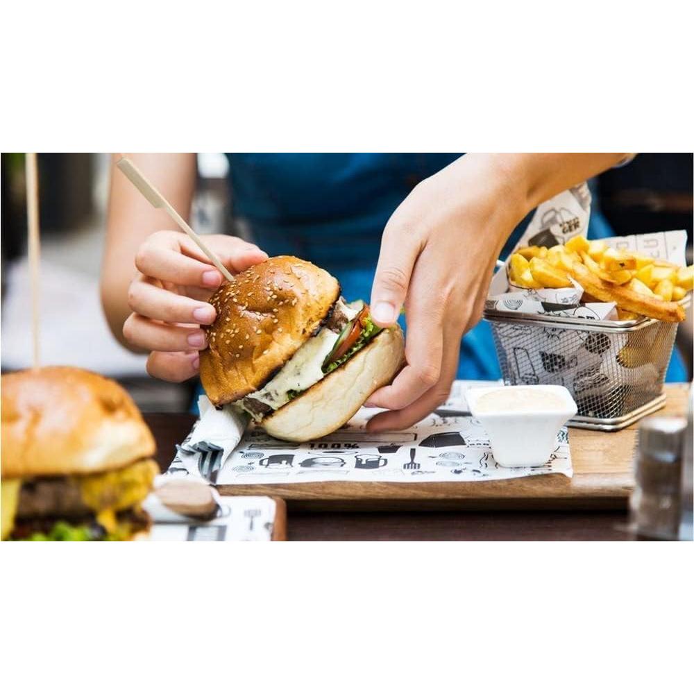 Pinchos de Bambú Ecológicos Gmark 30.48 cm 100 piezas BBQ