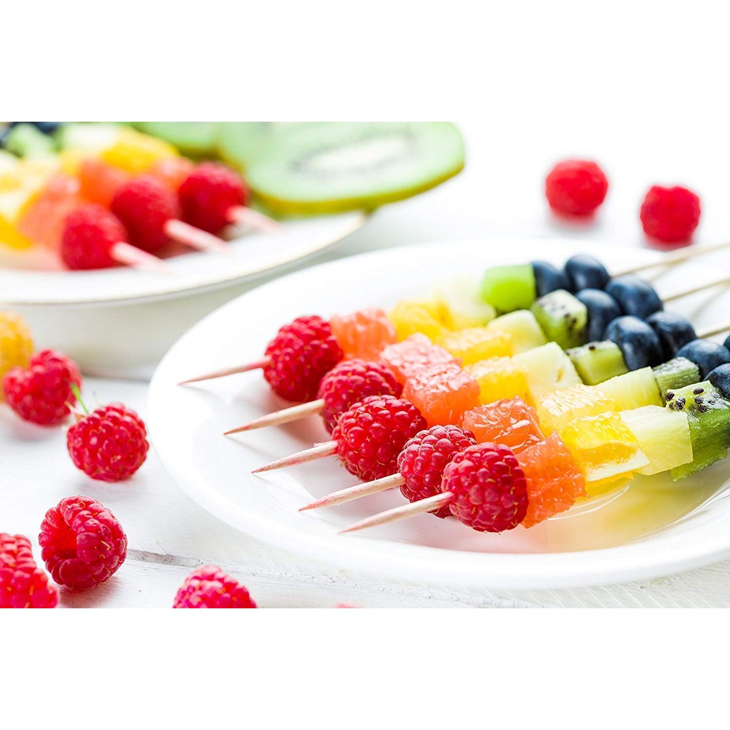 Brochetas de Madera Perfectware 25 cm Afiladas Paquete 100