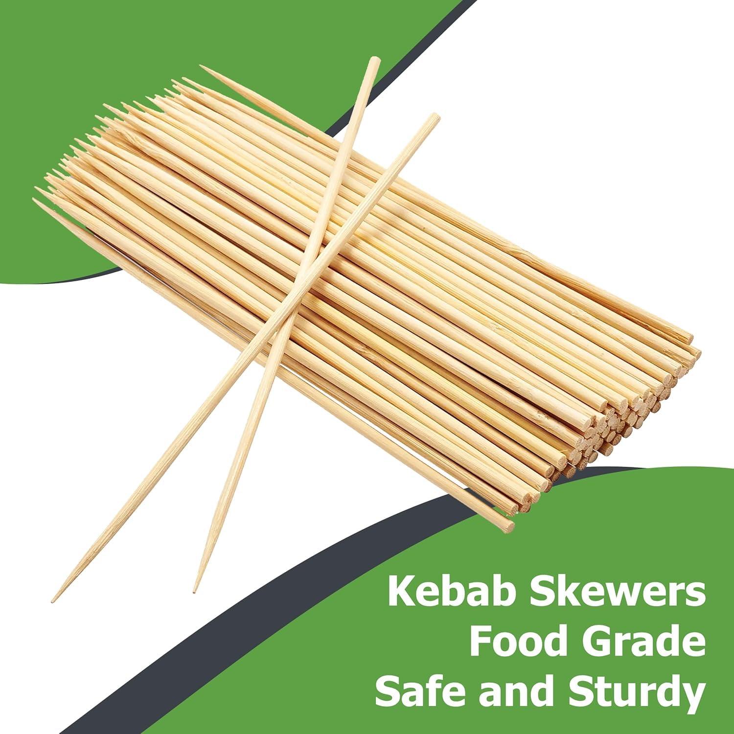 Brochetas de Madera Perfectware 25 cm Afiladas Paquete 100