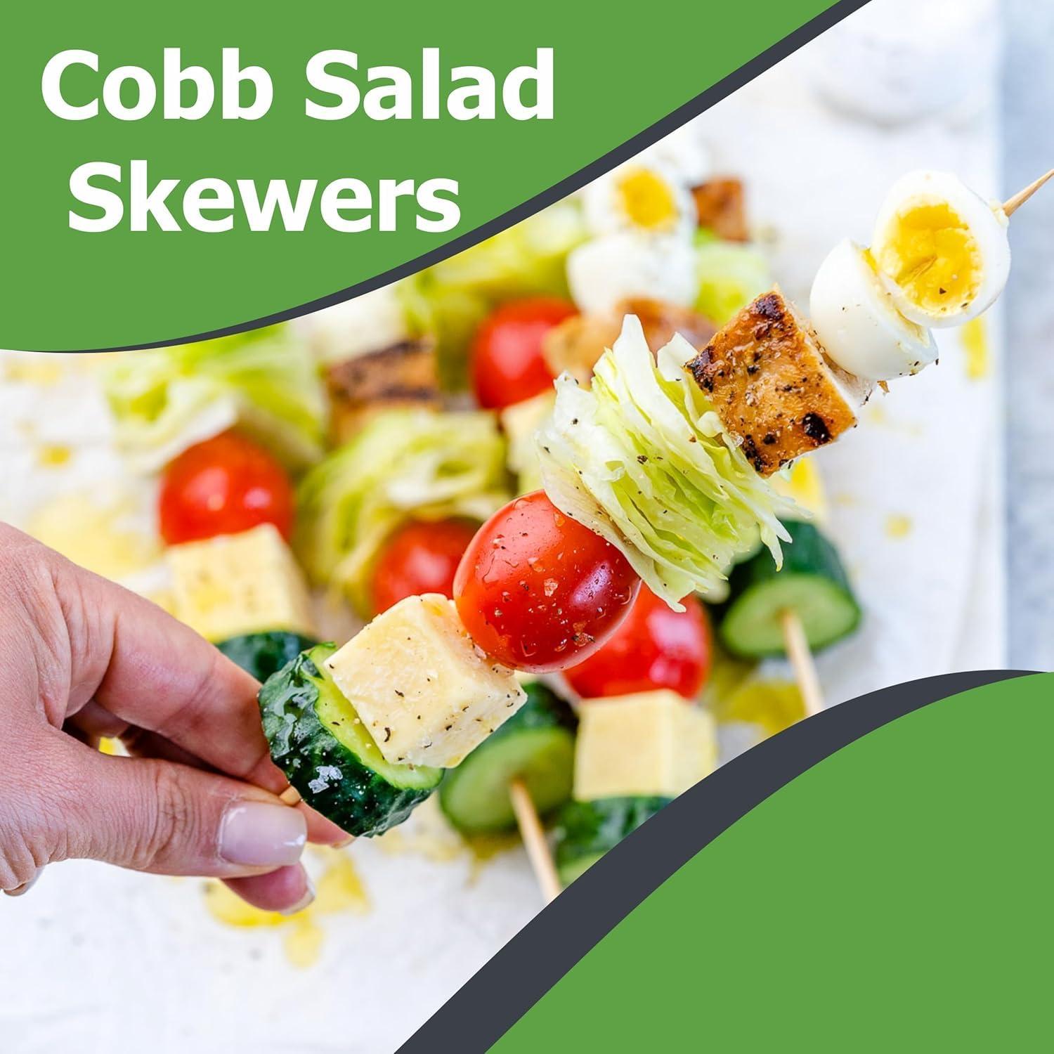 Brochetas de Madera Perfectware 25 cm Afiladas Paquete 100