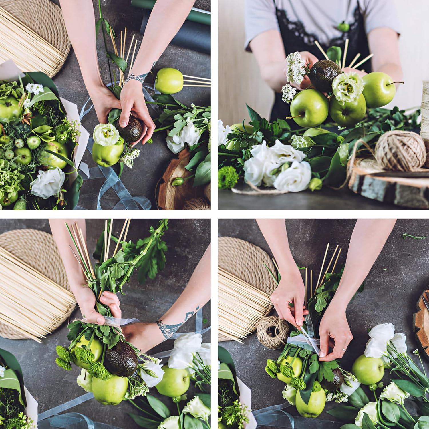 400 Pinchos de Madera de Bambú 30.48 cm para BBQ XTM