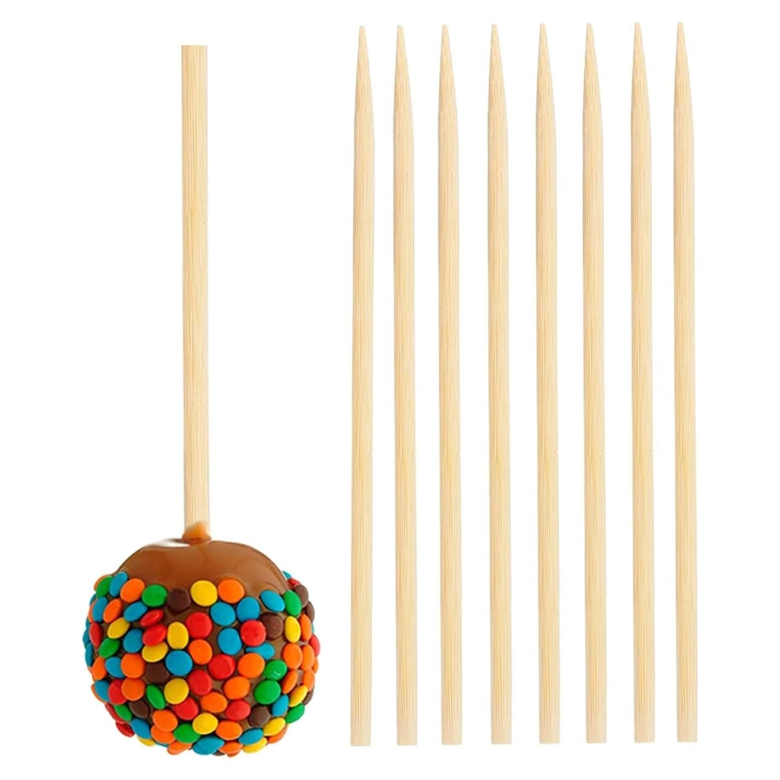 120 Pinchos de Bambú Gere 18 cm 5 mm para Kebab y Caramelos