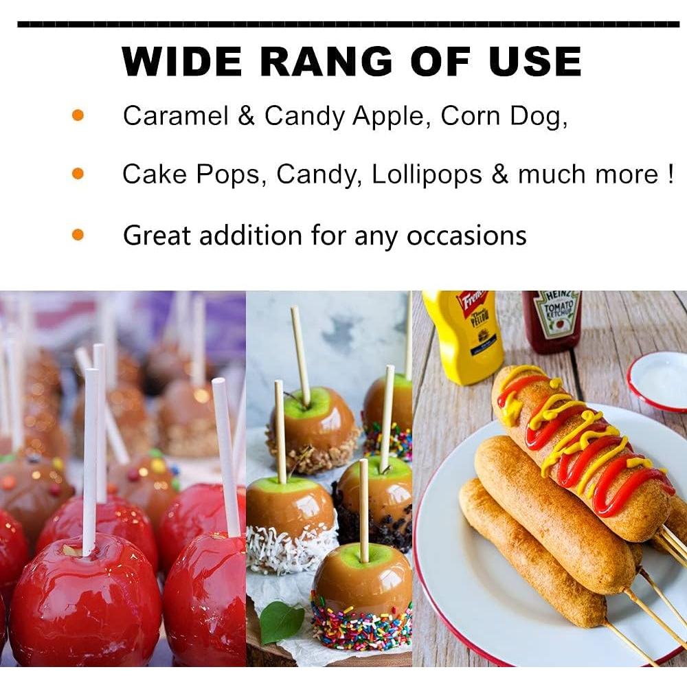 120 Pinchos de Bambú Gere 18 cm 5 mm para Kebab y Caramelos