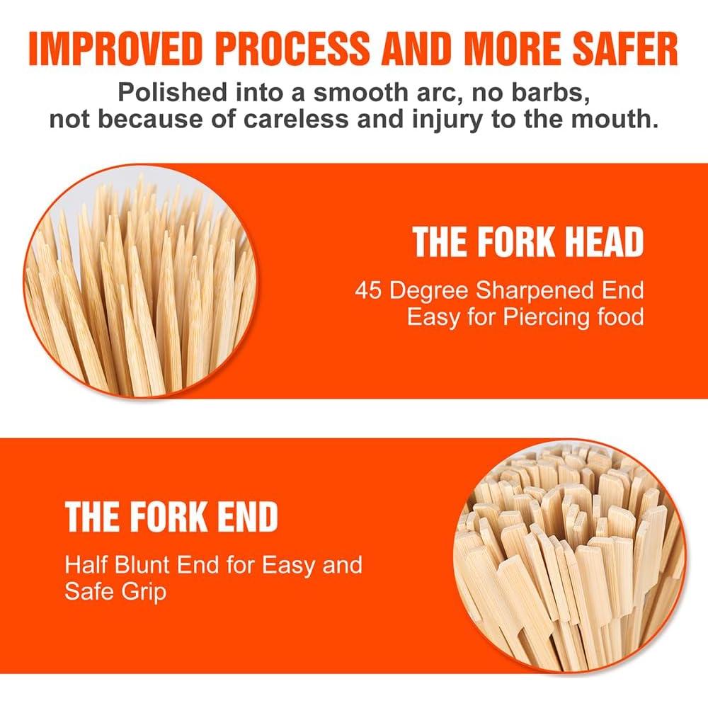 Palitos de Bambú Natural Newflager 25.4 cm - 400 Piezas