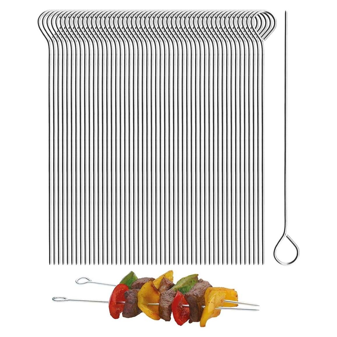 Pinchos de Acero Inoxidable Polly Online 15 cm 50pcs