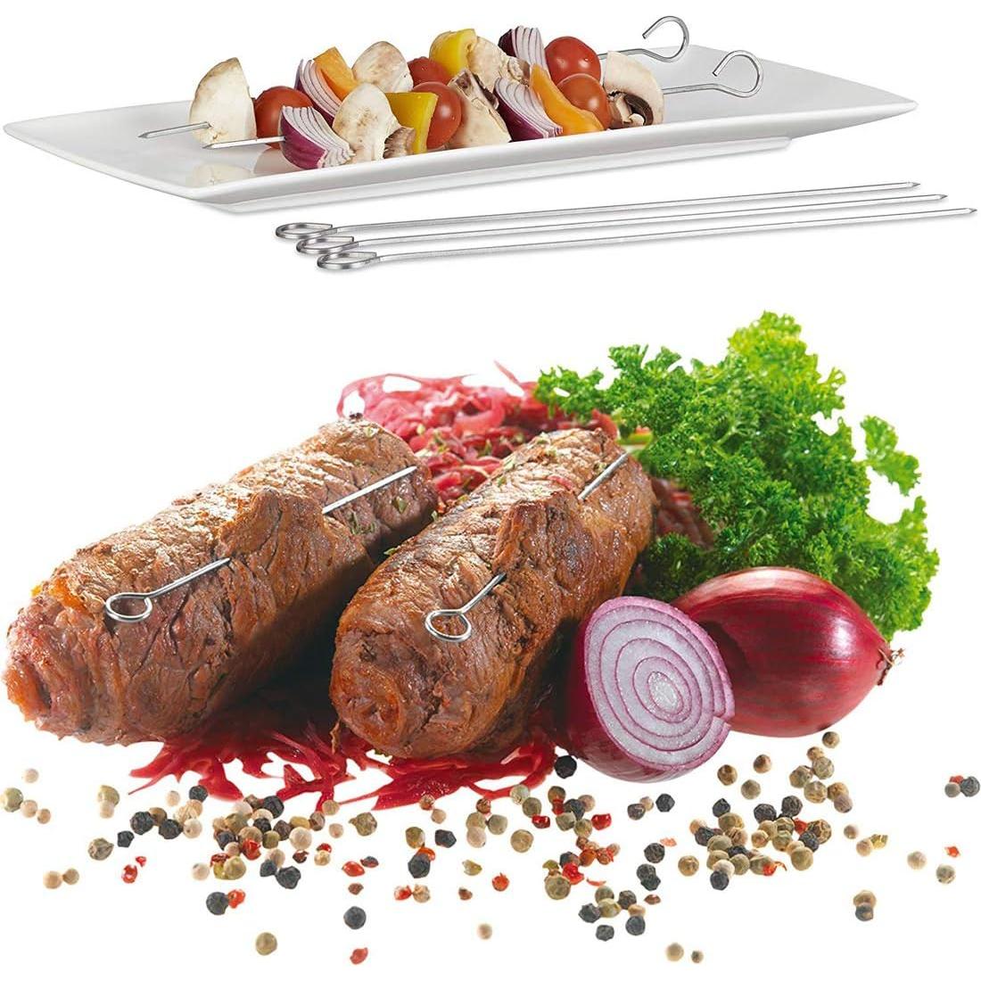 Pinchos de Acero Inoxidable Polly Online 15 cm 50pcs