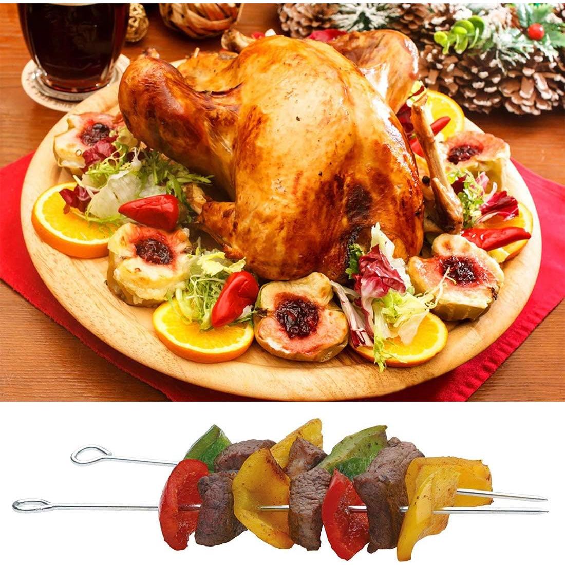 Pinchos de Acero Inoxidable Polly Online 15 cm 50pcs