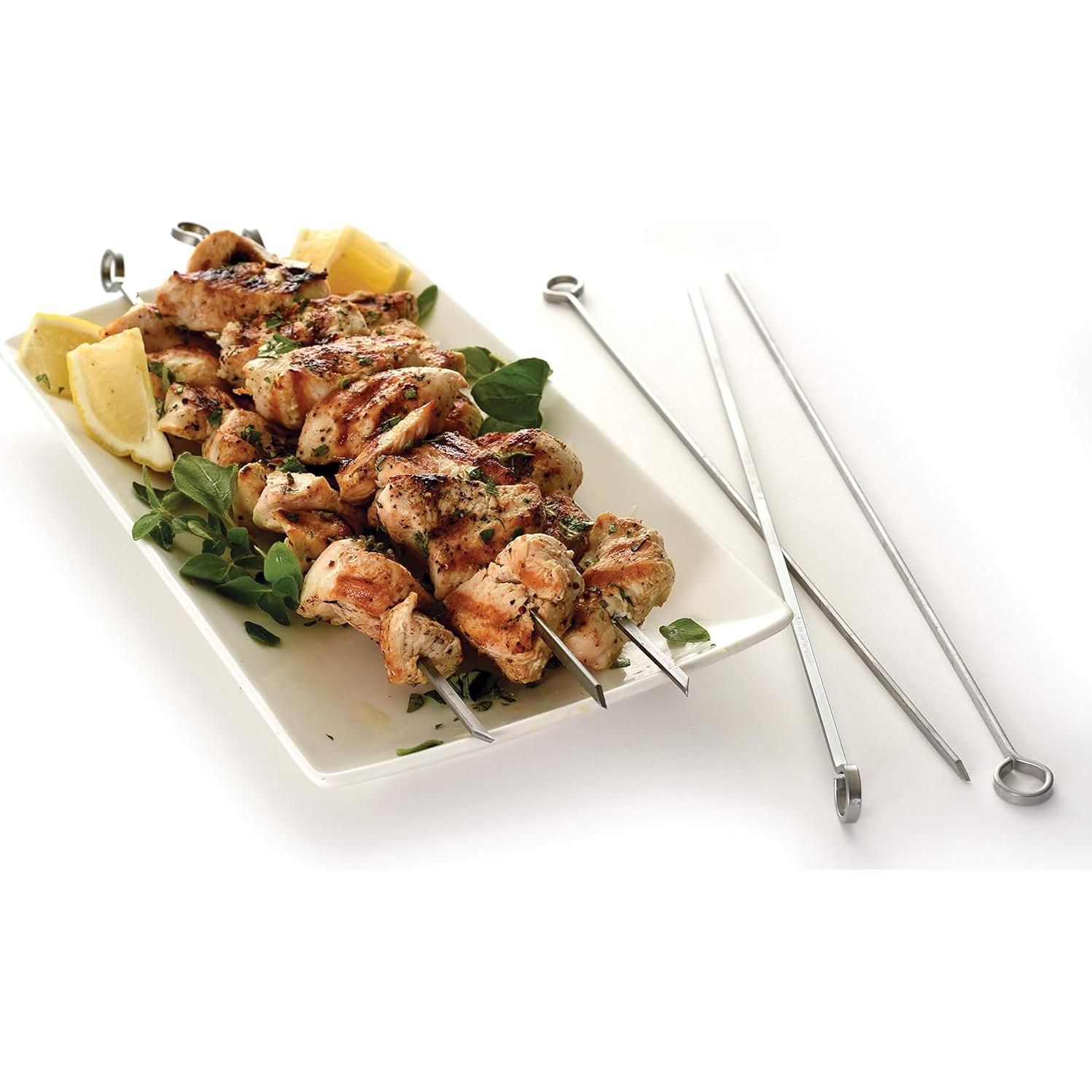 Pinchos de Acero Inoxidable Norpro 30.5 cm Set de 6