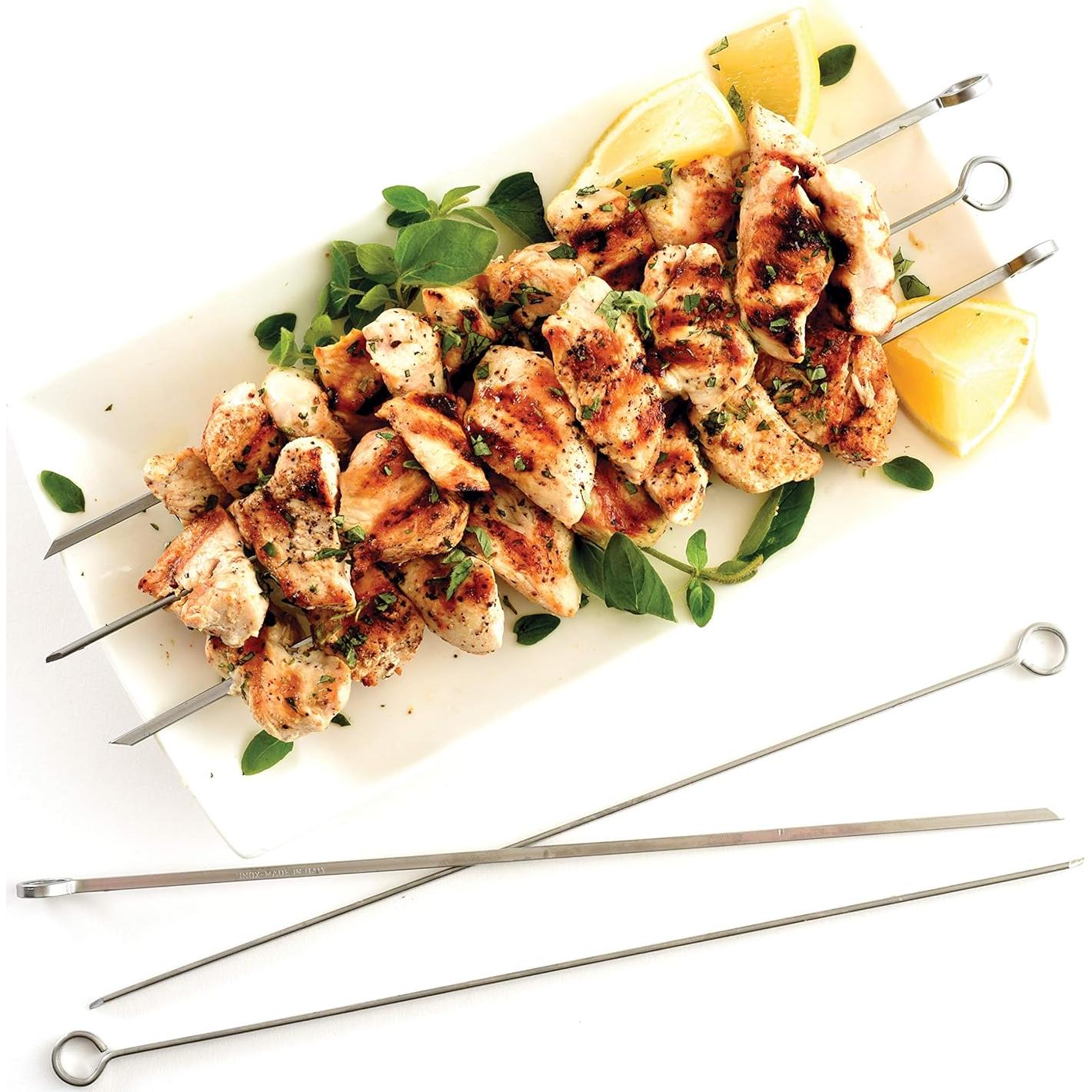 Pinchos de Acero Inoxidable Norpro 30.5 cm Set de 6