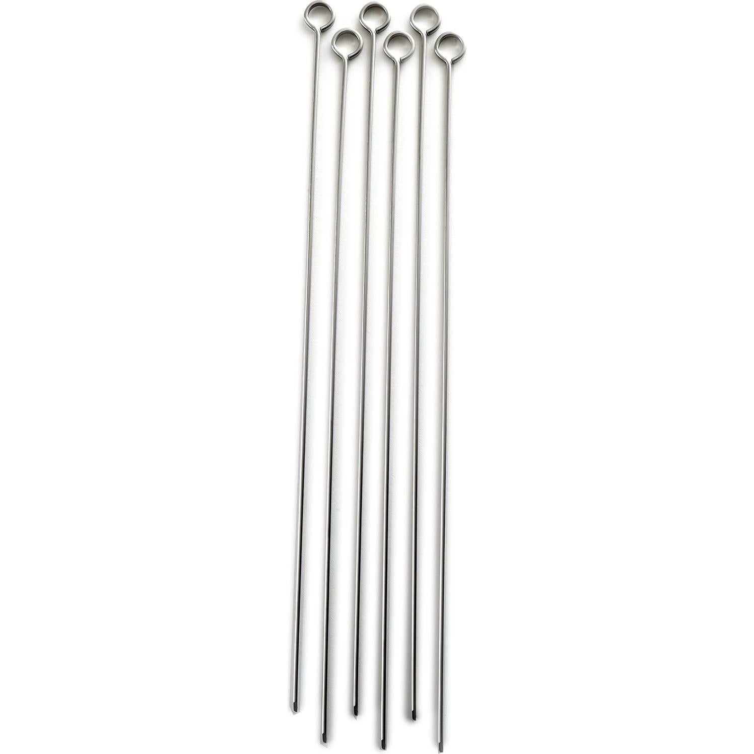 Pinchos de Acero Inoxidable Norpro 30.5 cm Set de 6