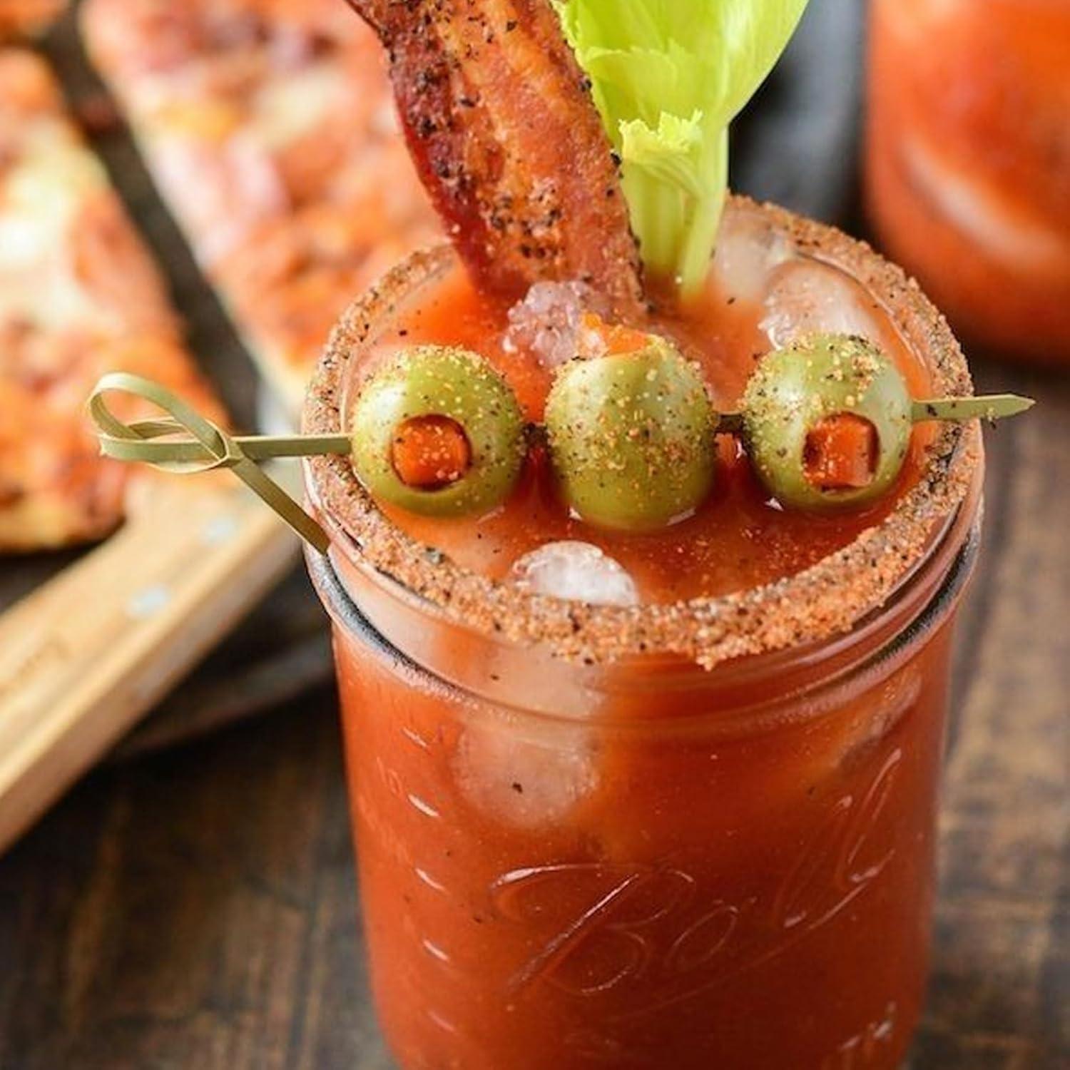 200 Palillos de Cóctel de Bambú con Nudo 11.9 cm - Amovvita